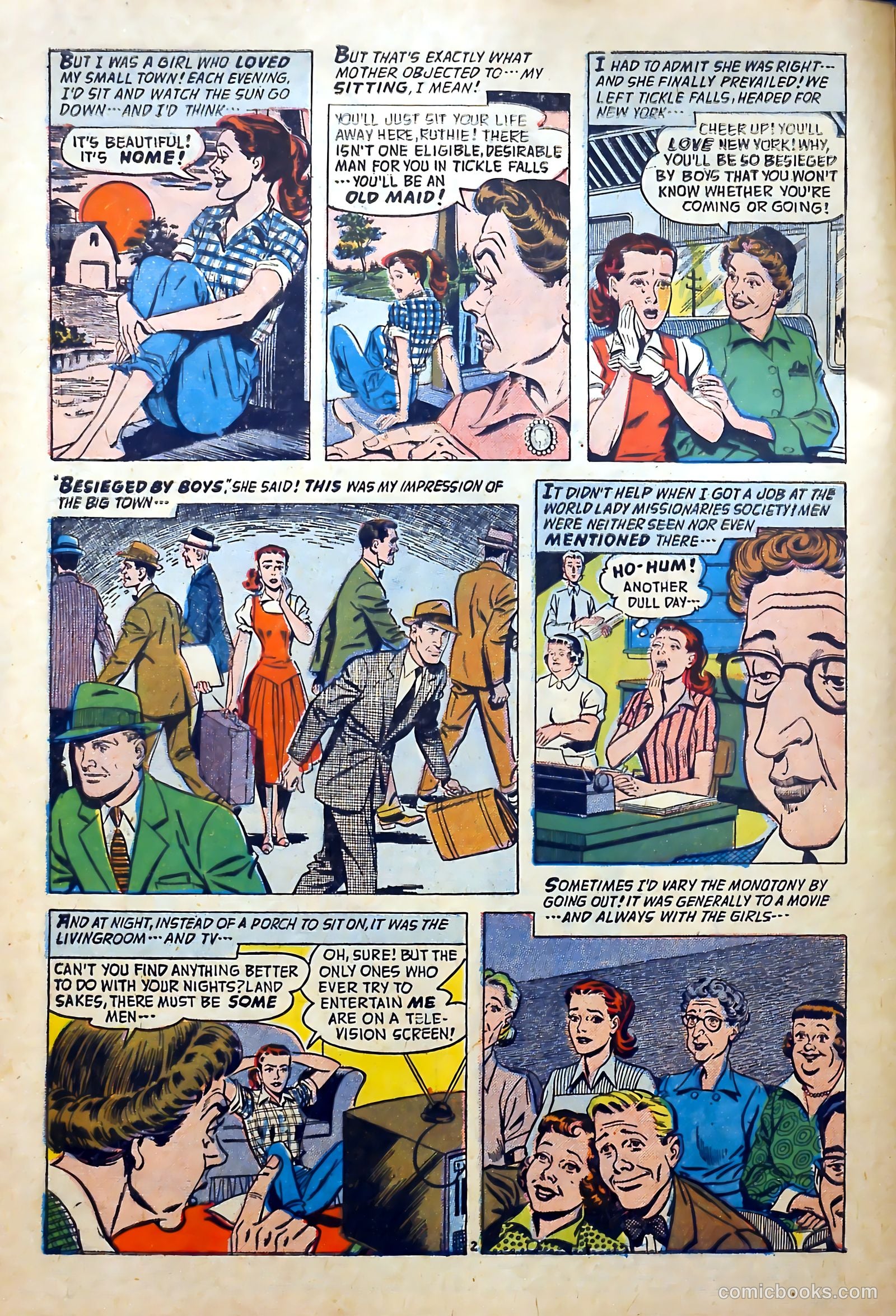 Confessions of the Lovelorn #91 (1958) — page 4 of 36