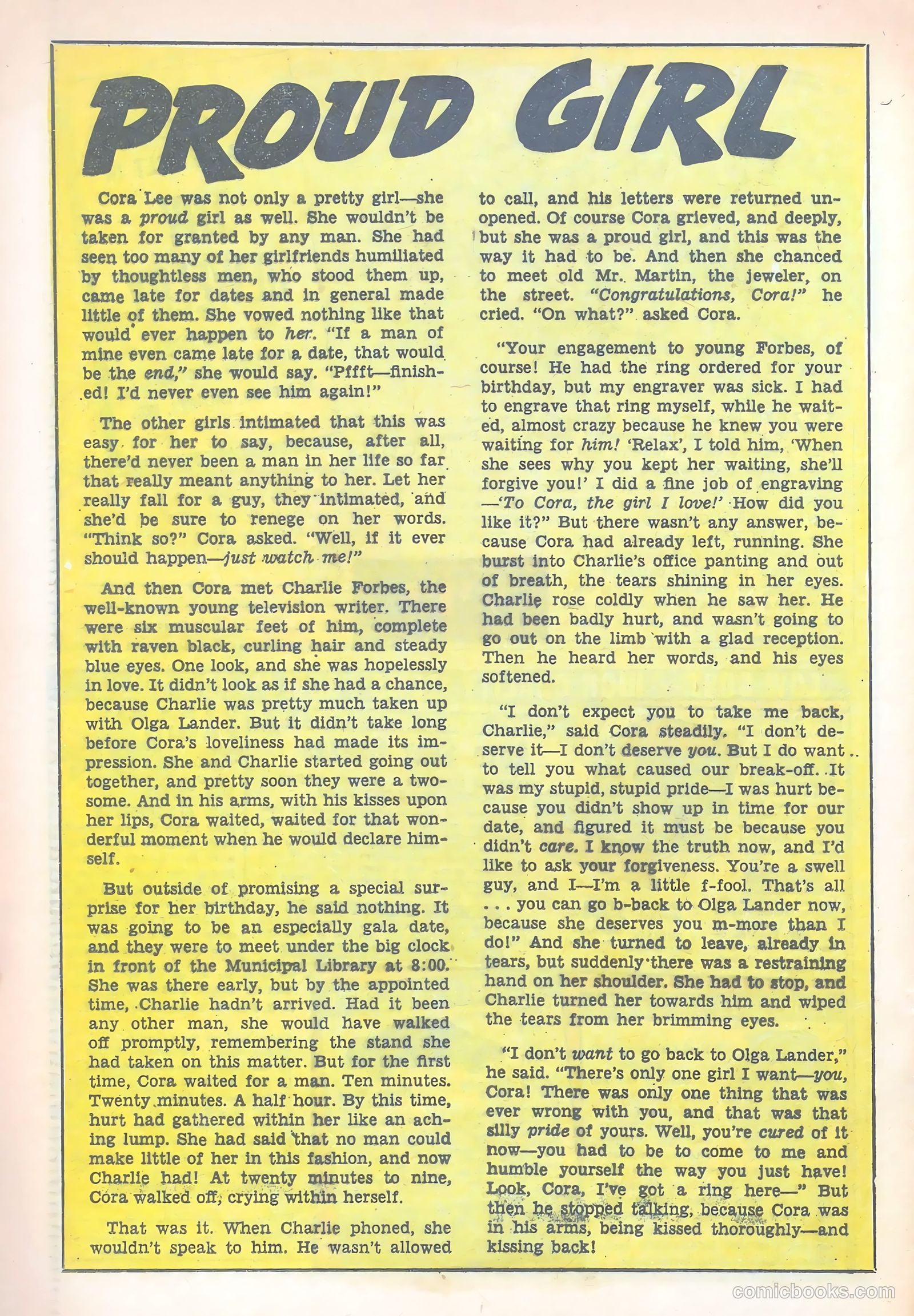 Confessions of the Lovelorn #93 (1958) — page 26 of 36