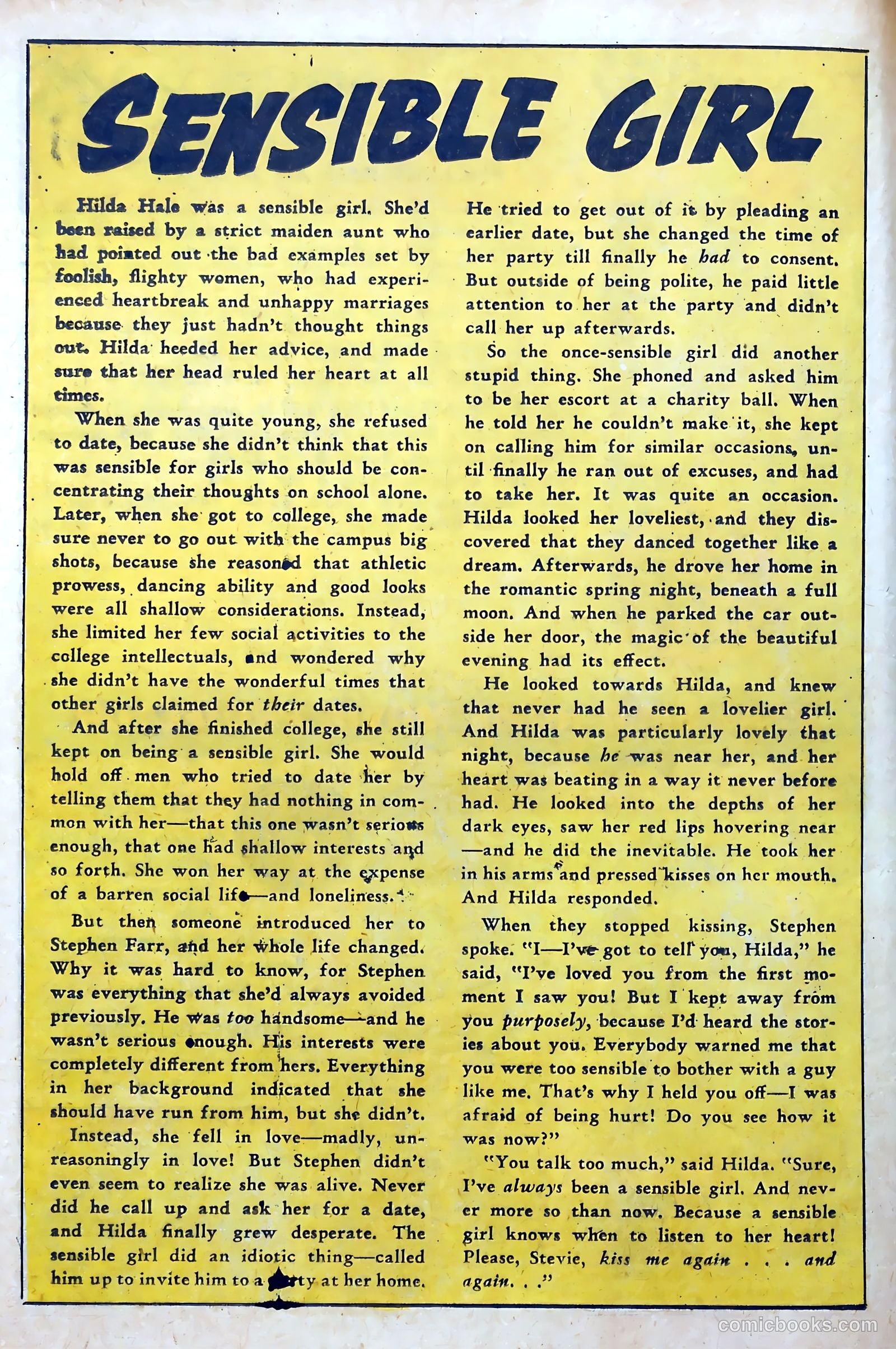 Confessions of the Lovelorn #94 (1958) — page 16 of 36
