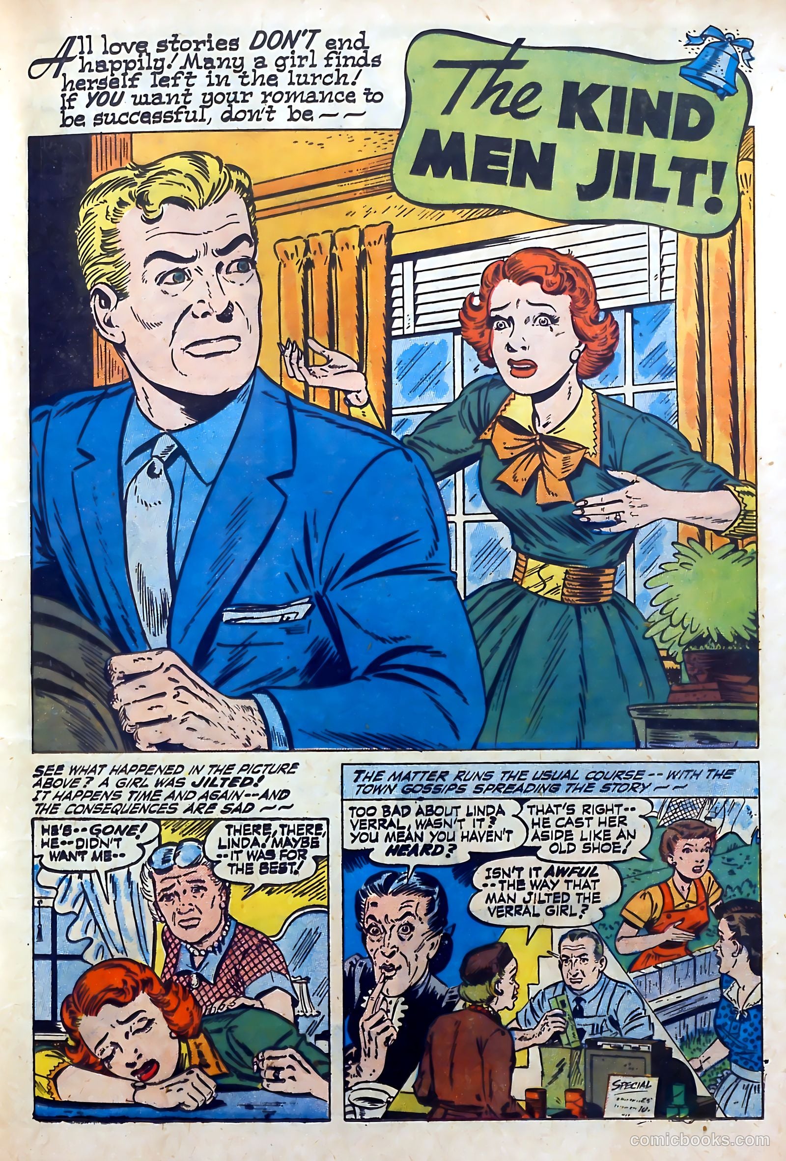 Confessions of the Lovelorn #94 (1958) — page 17 of 36