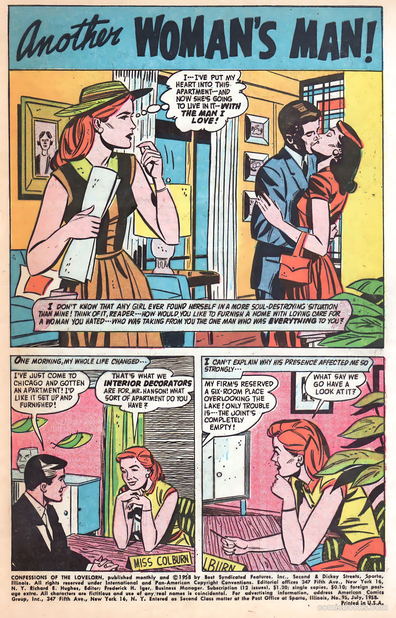 Confessions of the Lovelorn #95 (1958) — page 3 of 36