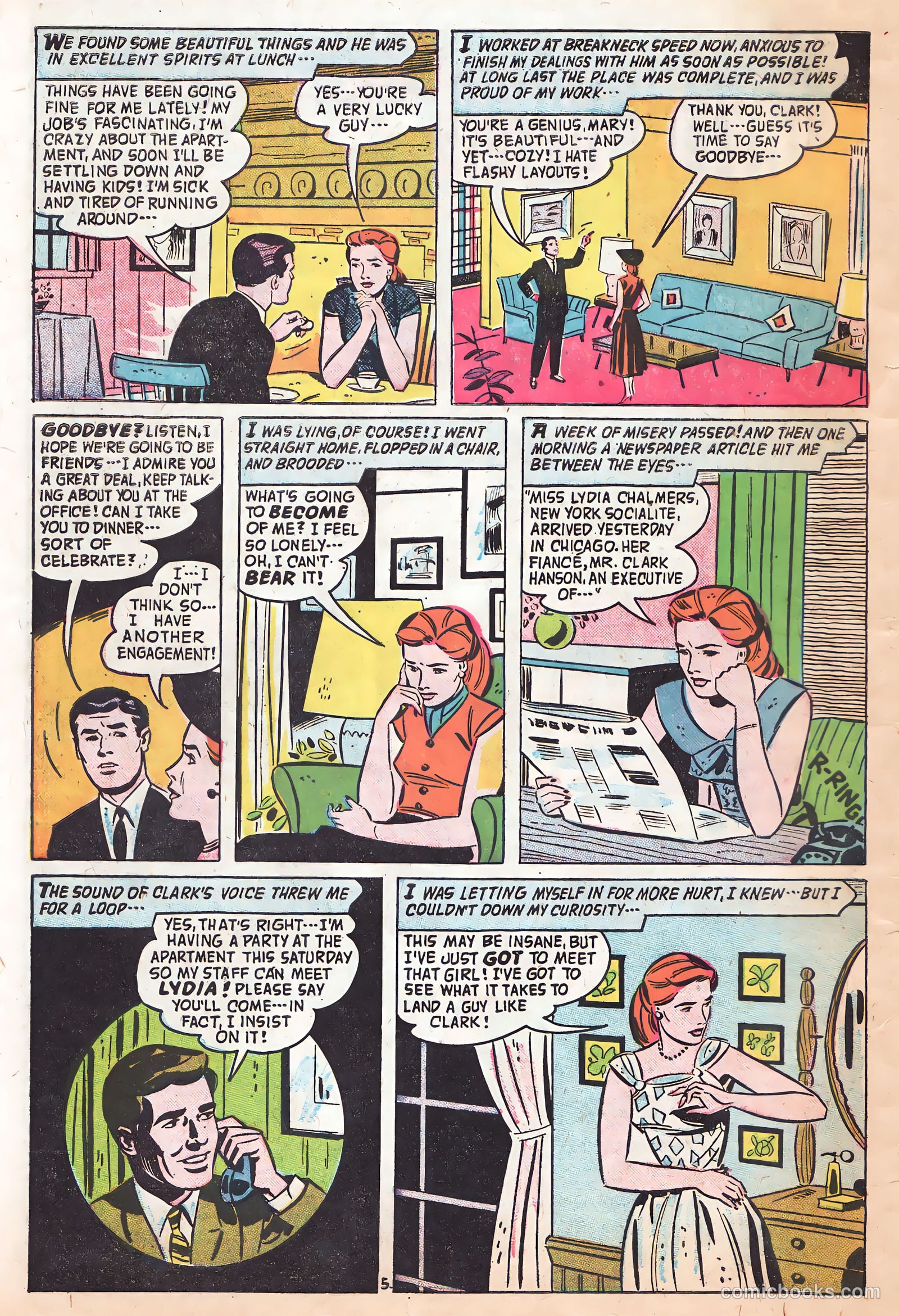 Confessions of the Lovelorn #95 (1958) — page 8 of 36
