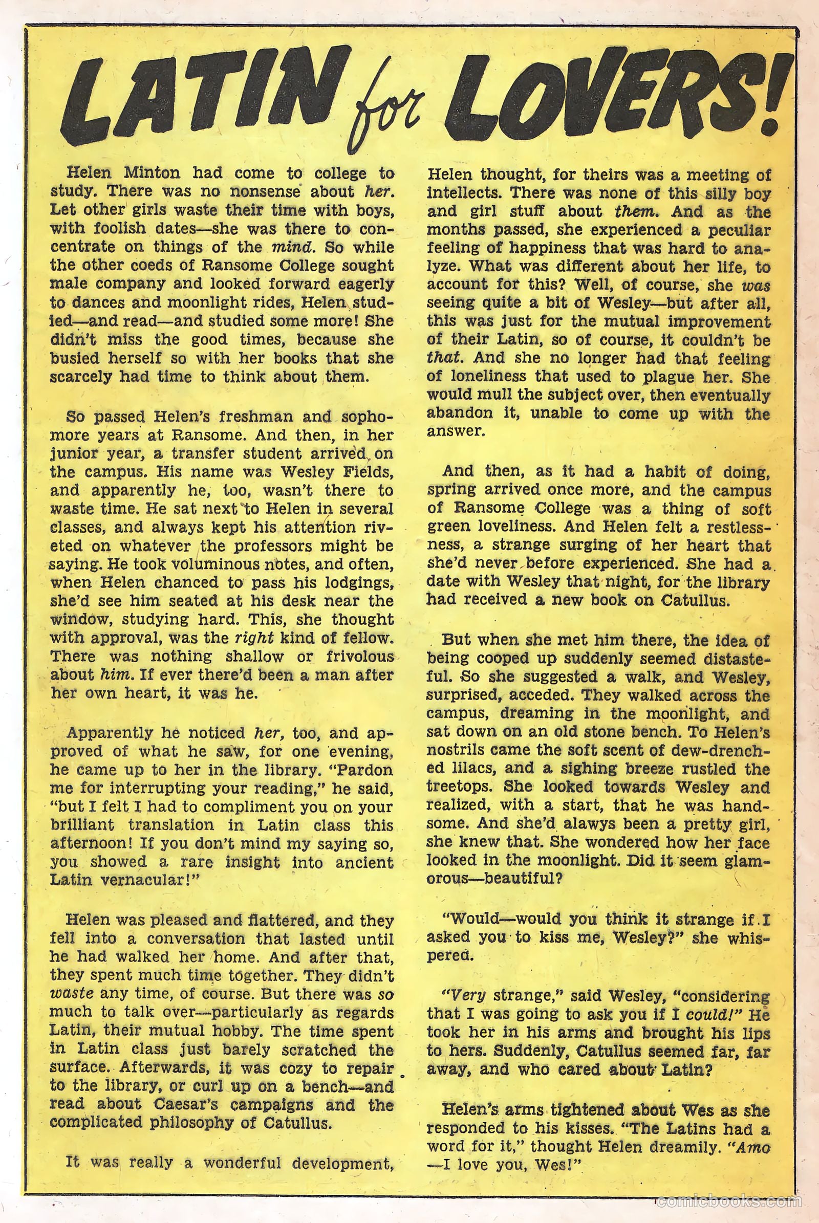 Confessions of the Lovelorn #95 (1958) — page 18 of 36