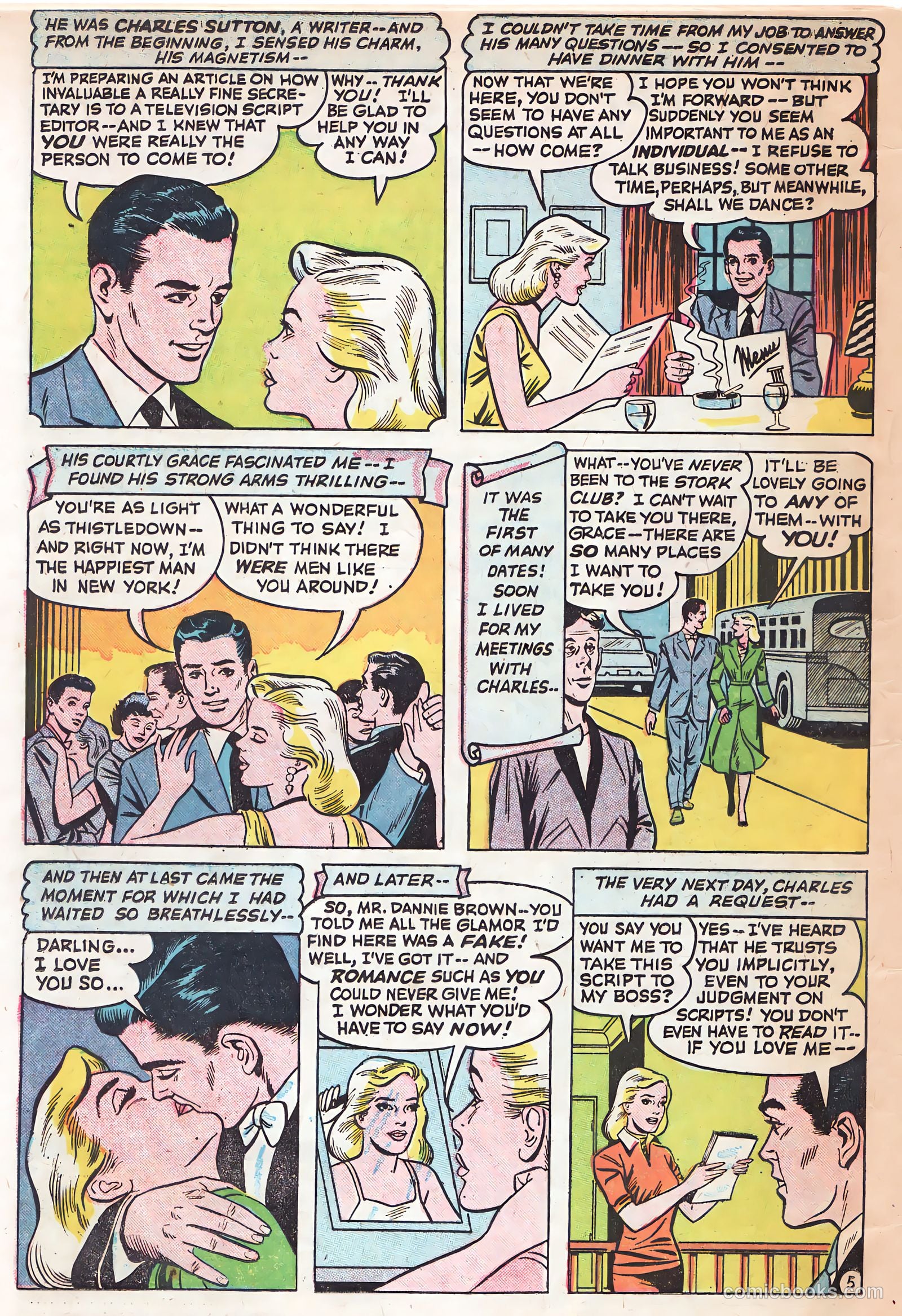 Confessions of the Lovelorn #95 (1958) — page 24 of 36