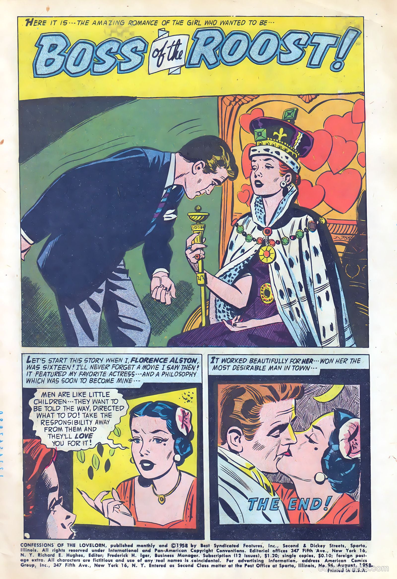 Confessions of the Lovelorn #96 (1958) — page 3 of 36