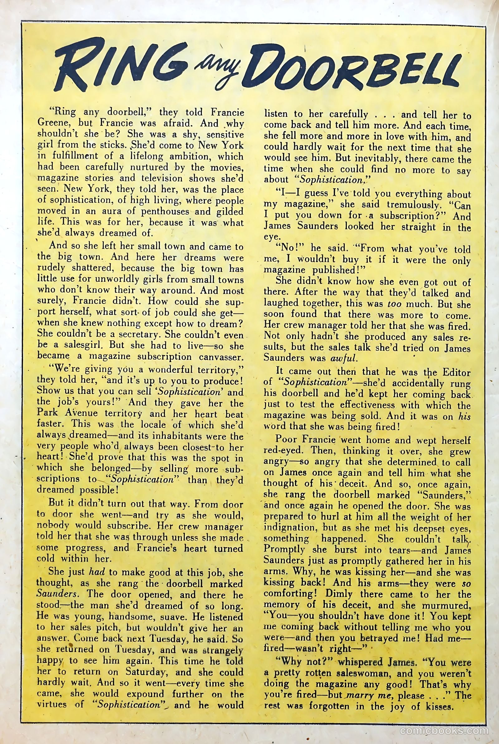 Confessions of the Lovelorn #97 (1958) — page 16 of 36