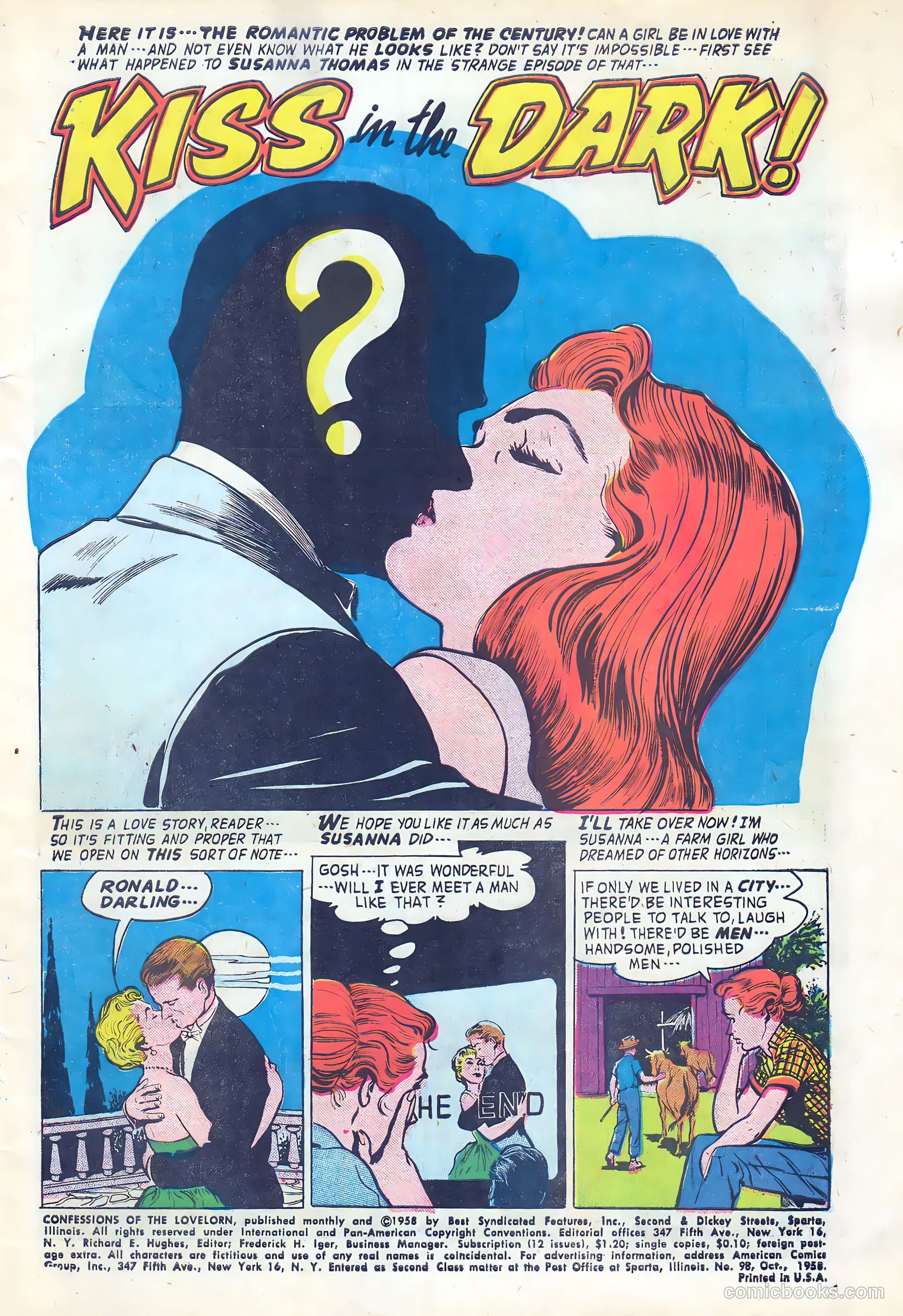 Confessions of the Lovelorn #98 (1958) — page 3 of 37