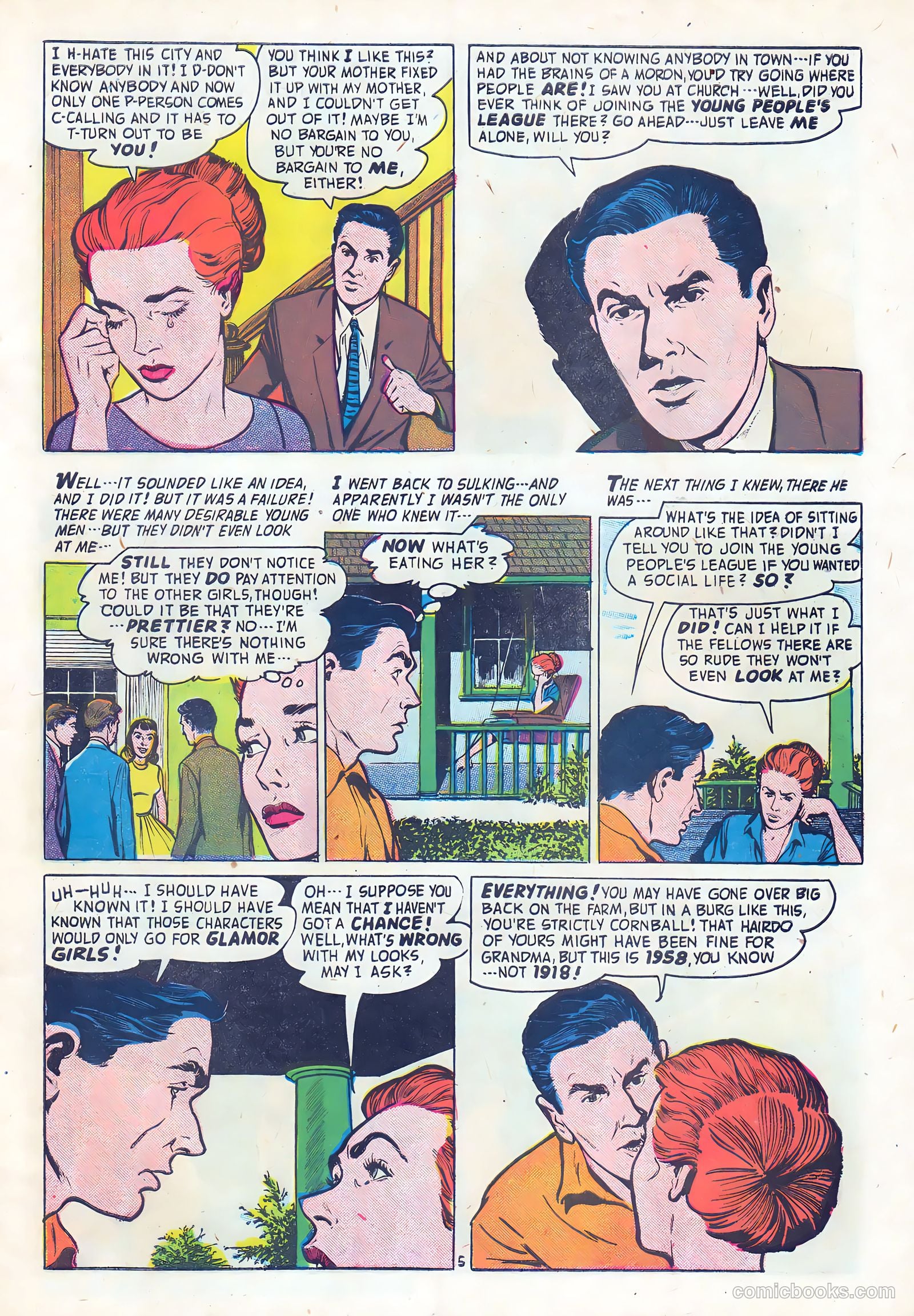 Confessions of the Lovelorn #98 (1958) — page 7 of 37