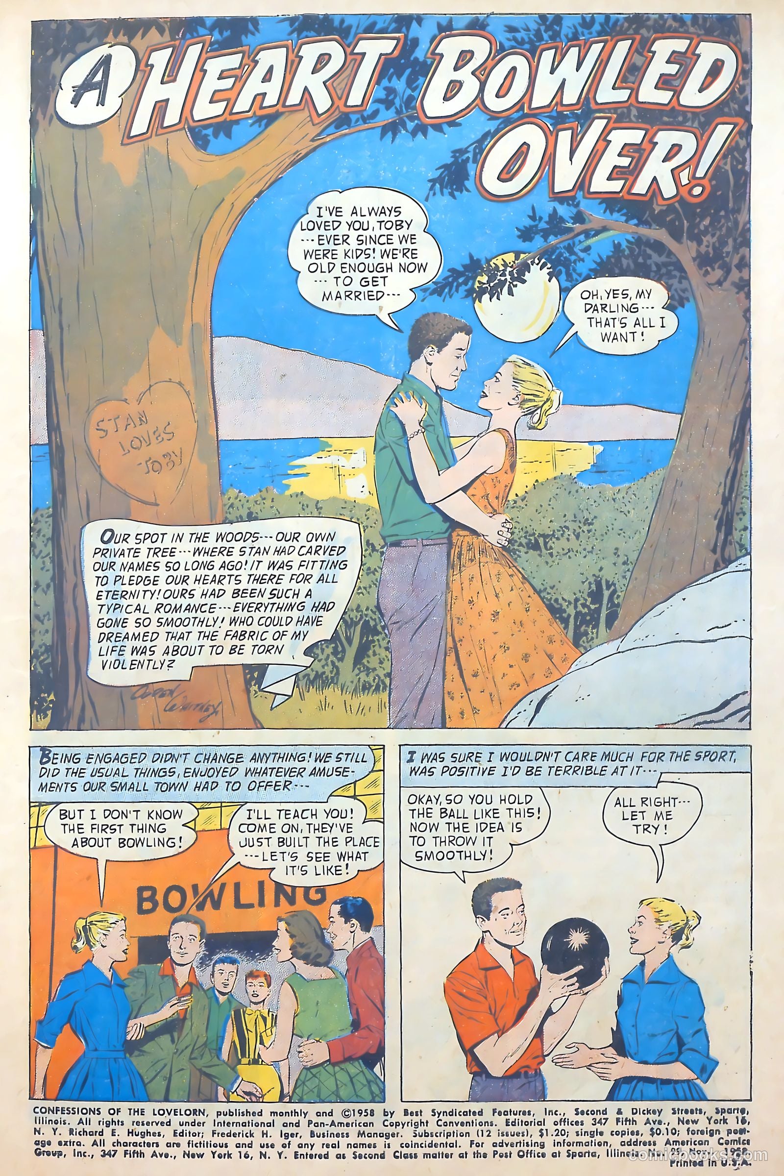 Confessions of the Lovelorn #99 (1958) — page 3 of 36