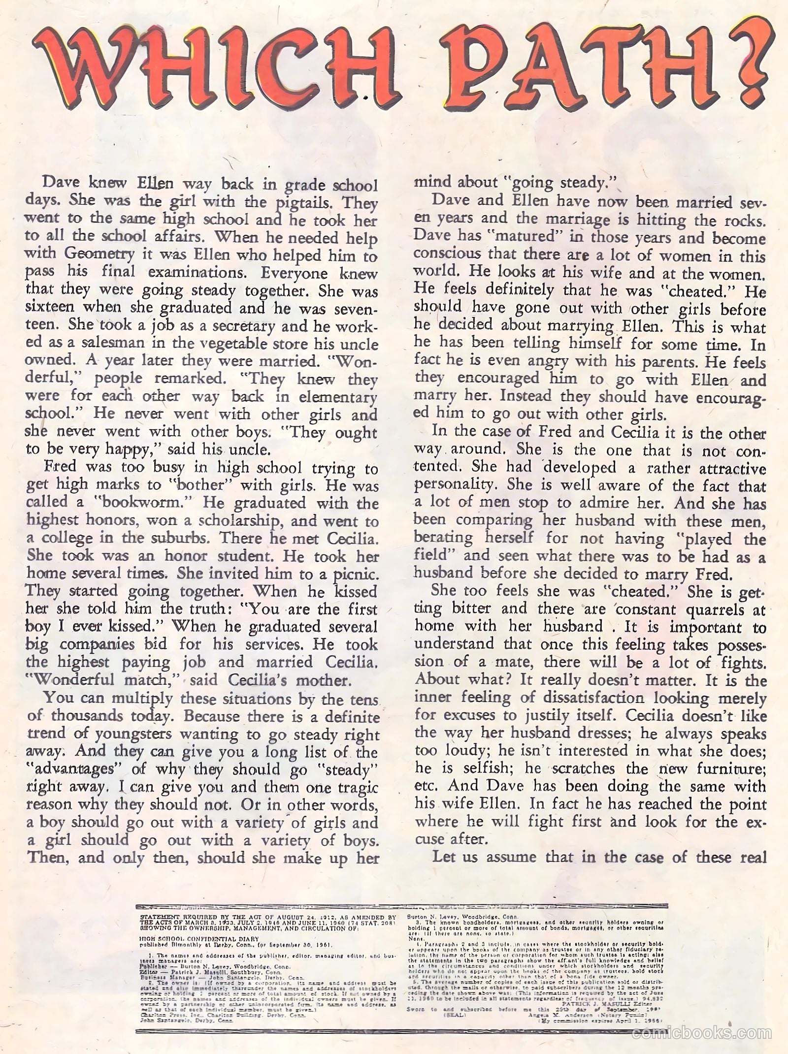 Confidential Diary #12 (1962) — page 20 of 36
