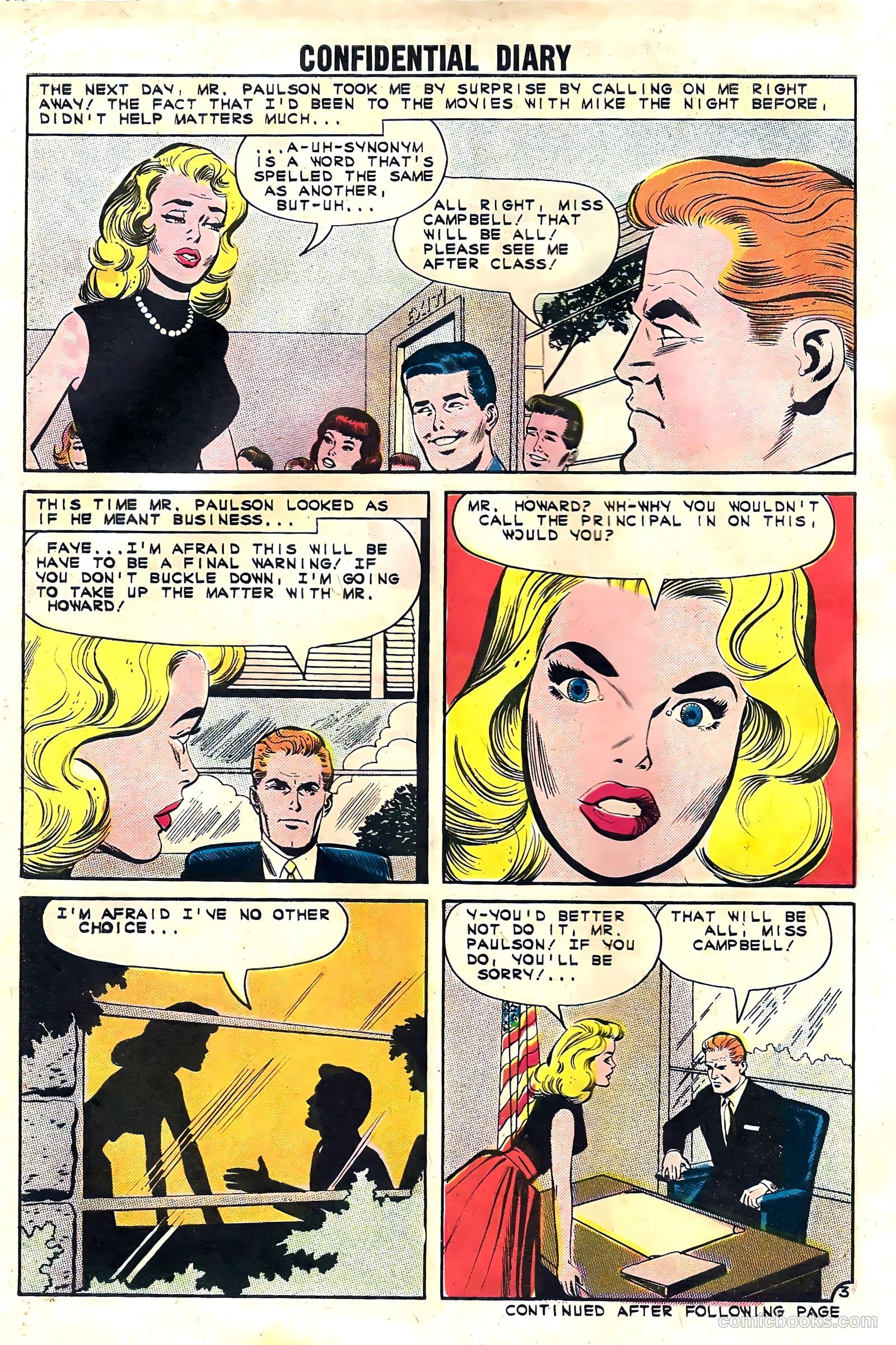 Confidential Diary #14 (1962) — page 30 of 36