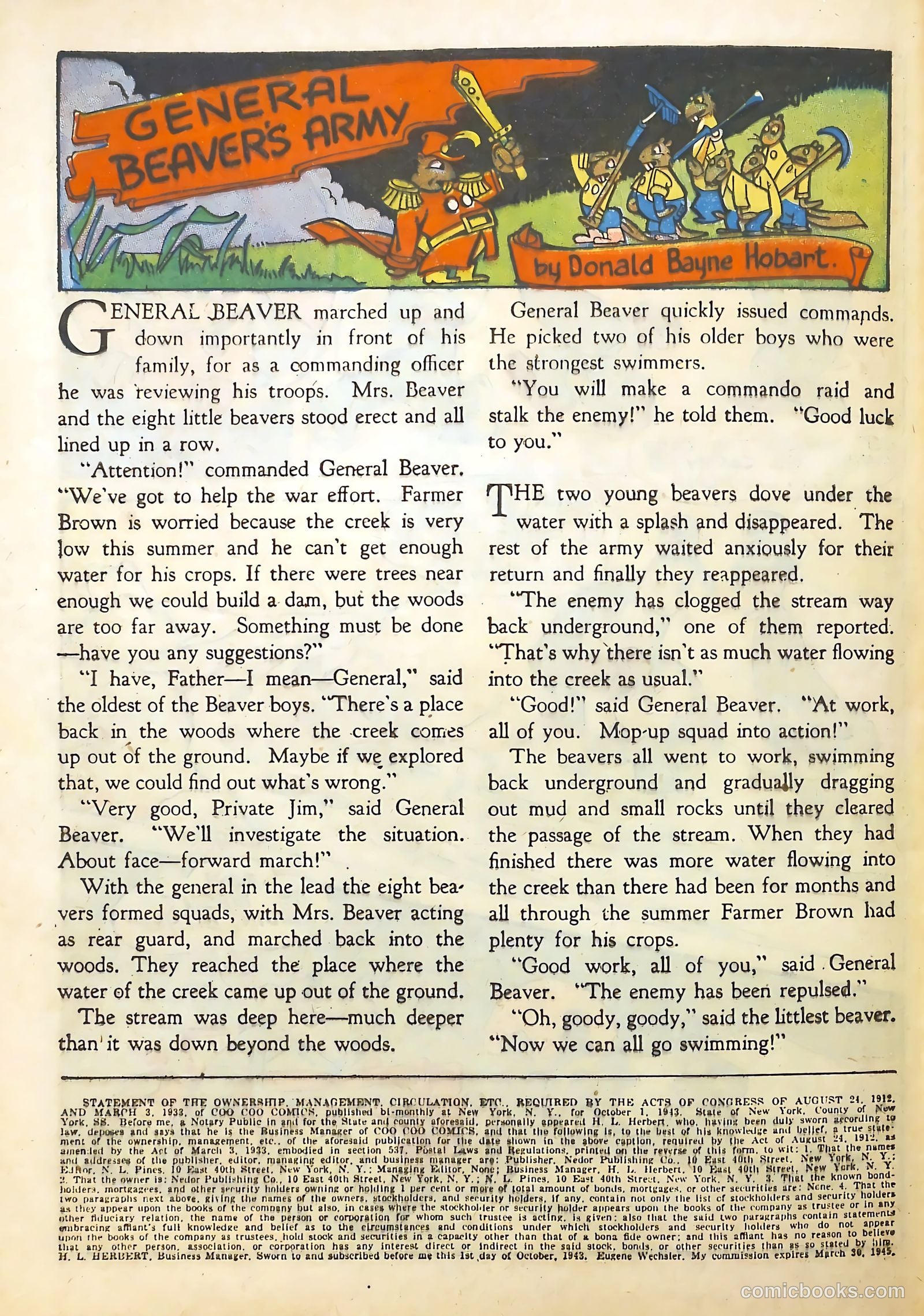 Coo Coo Comics #10 (1944) — page 50 of 60
