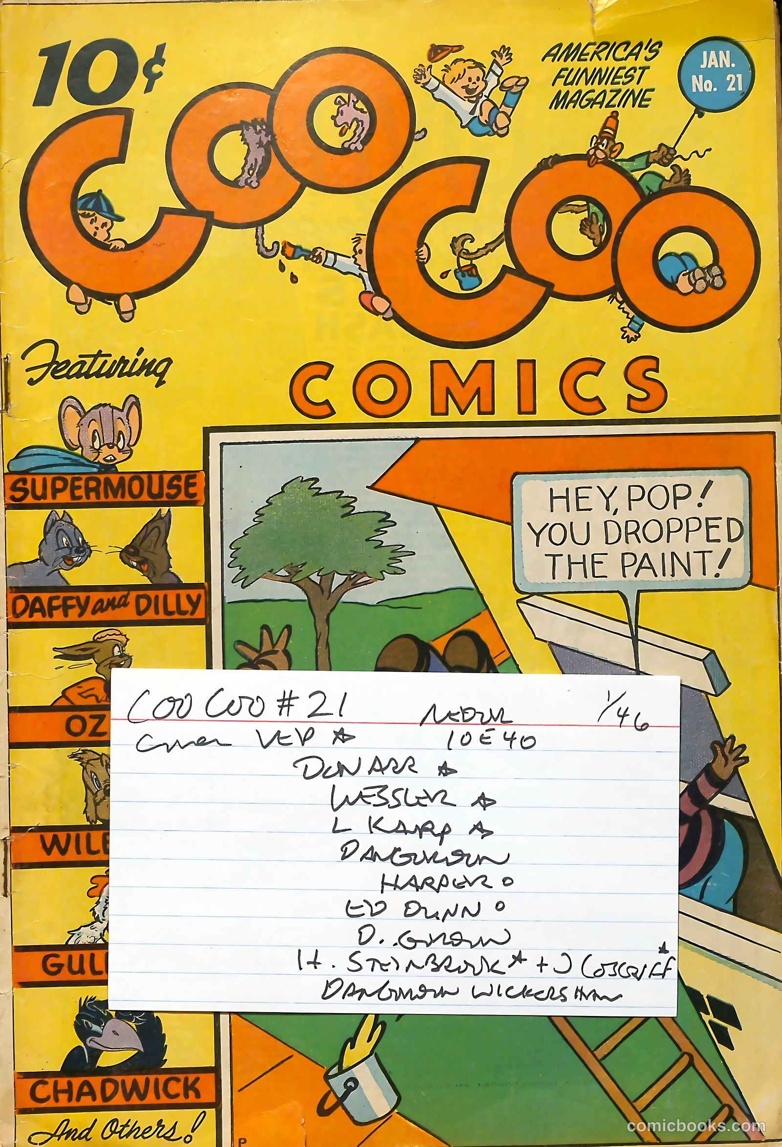 Coo Coo Comics #21 (1945) — page 53 of 53