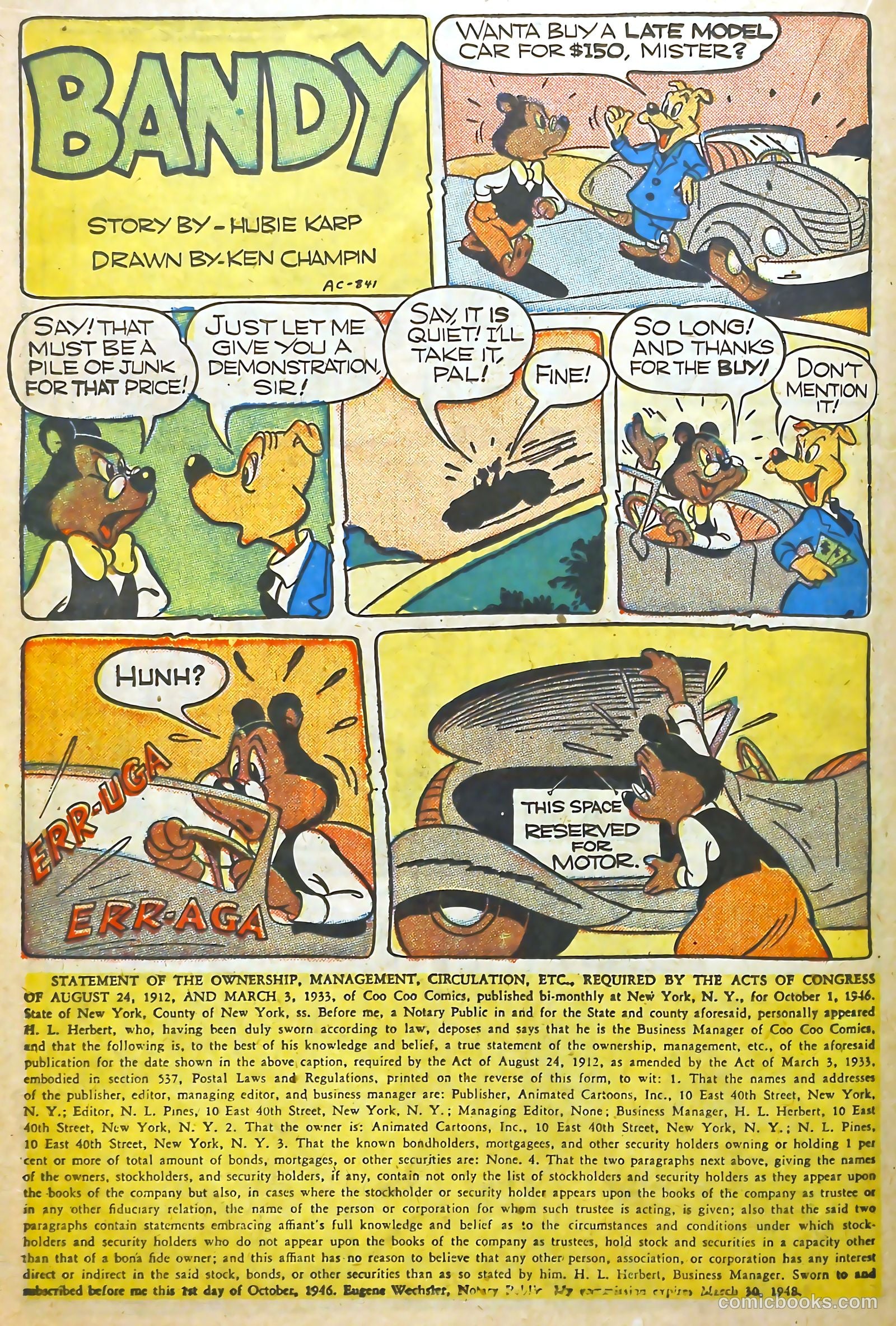 Coo Coo Comics #32 (1947) — page 34 of 53