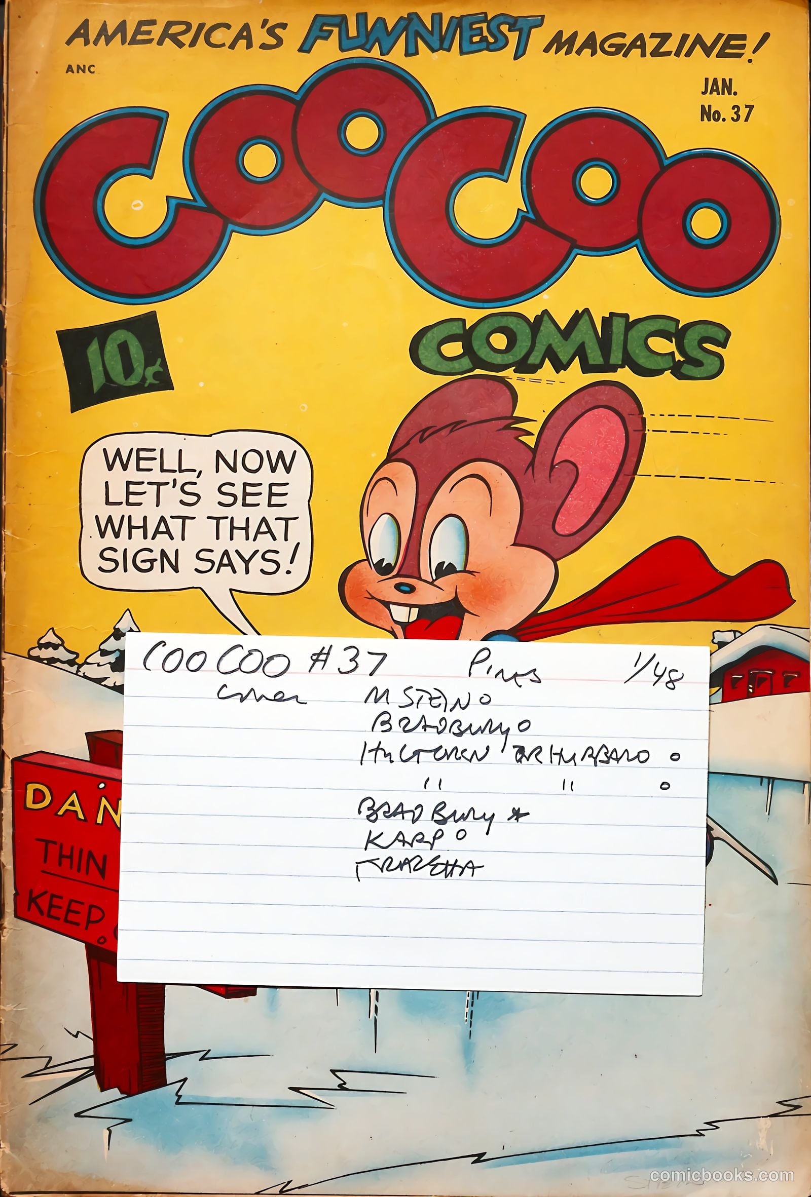 Coo Coo Comics #37 (1948) — page 53 of 53