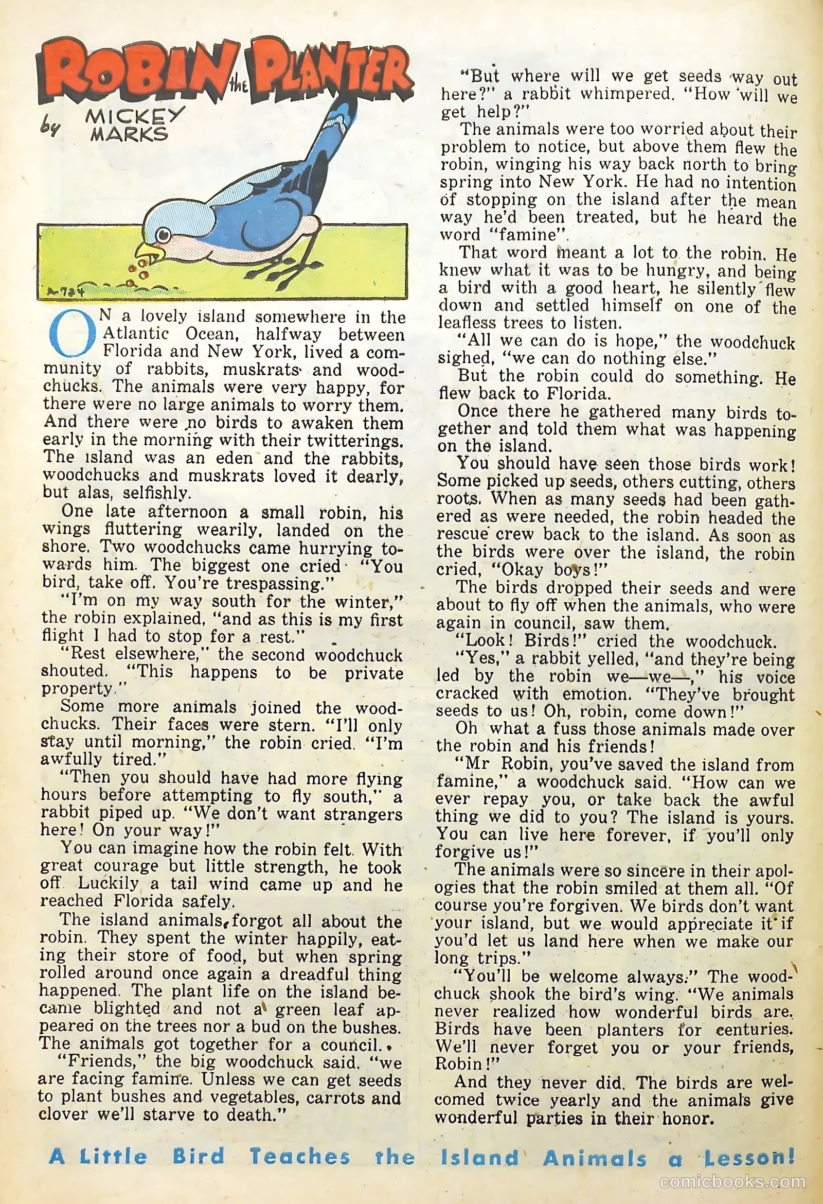 Coo Coo Comics #50 (1950) — page 32 of 36