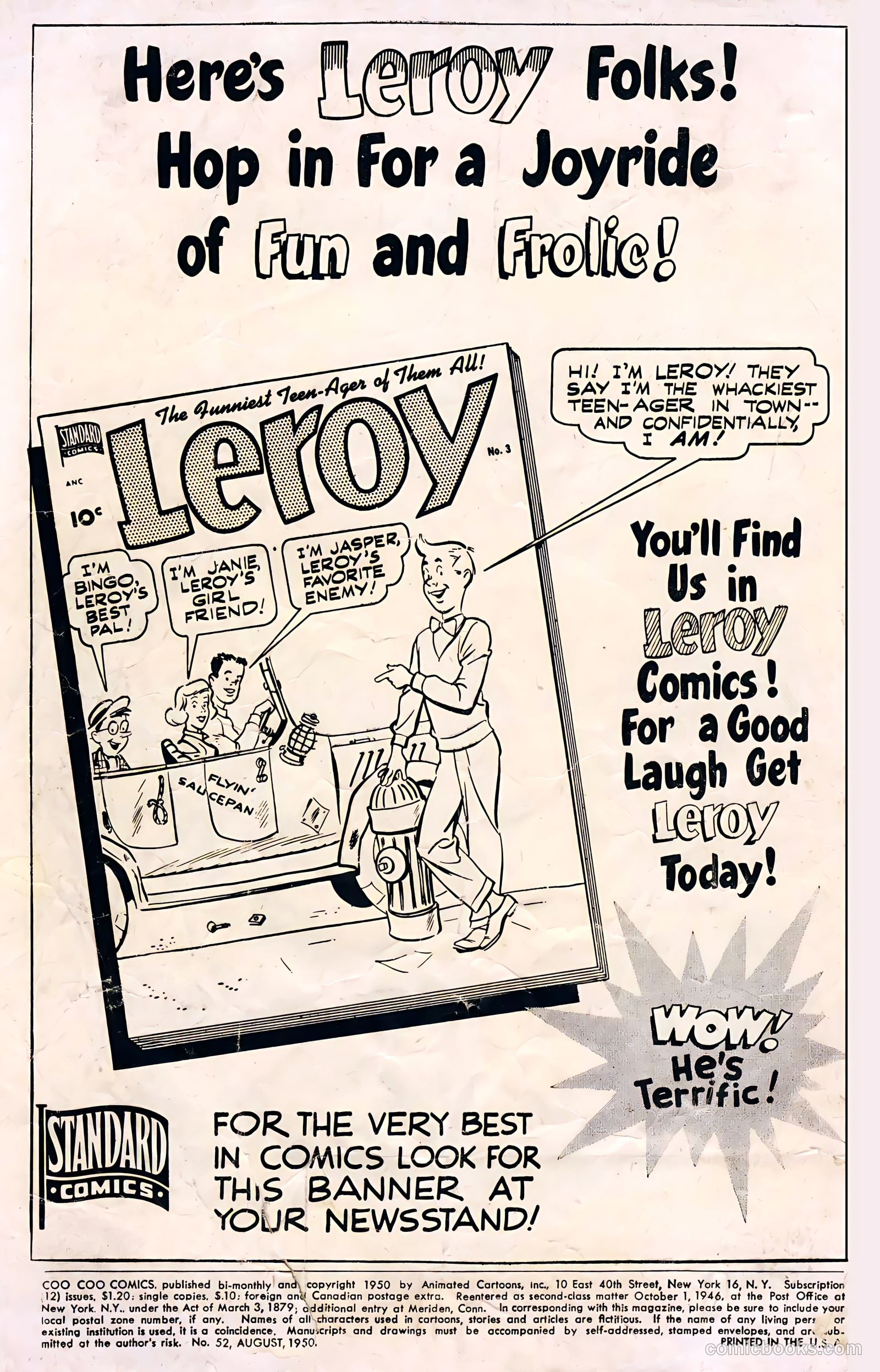 Coo Coo Comics #52 (1950) — page 2 of 36