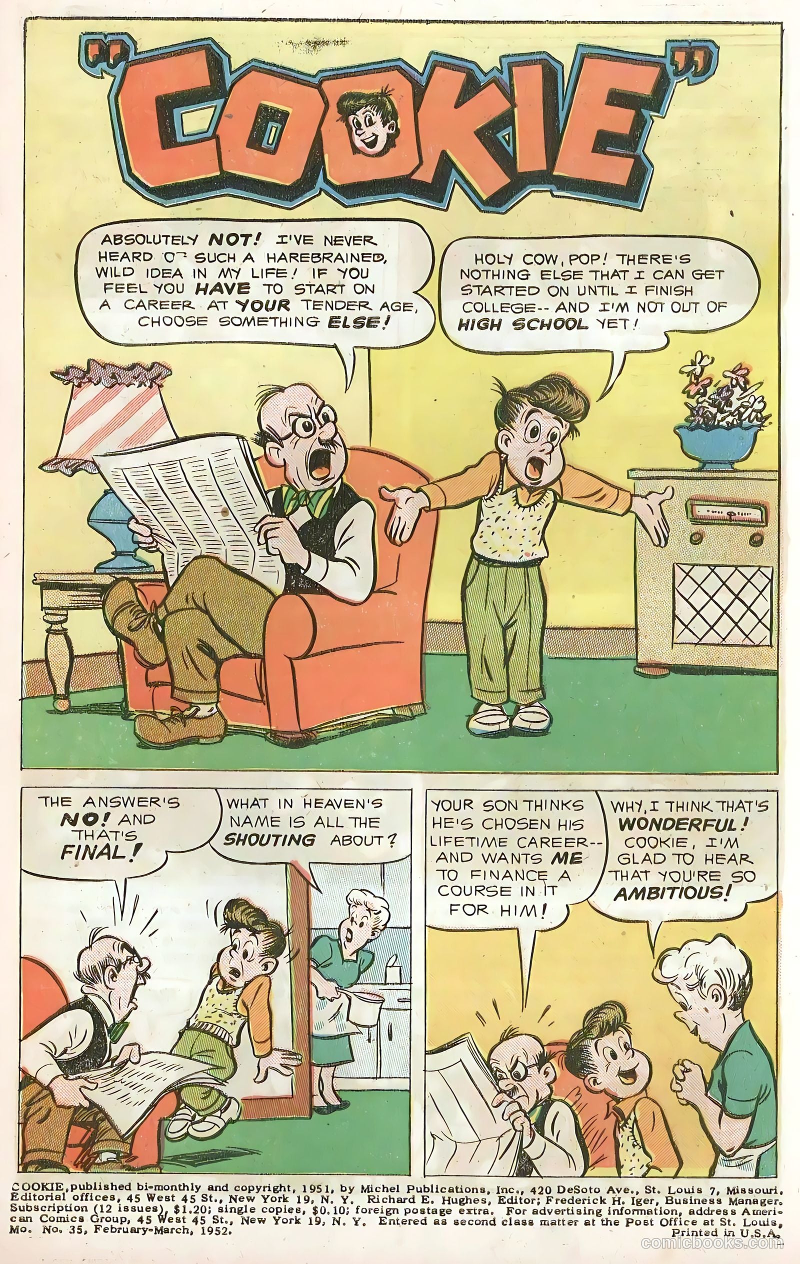 Cookie #35 (1952) — page 3 of 36