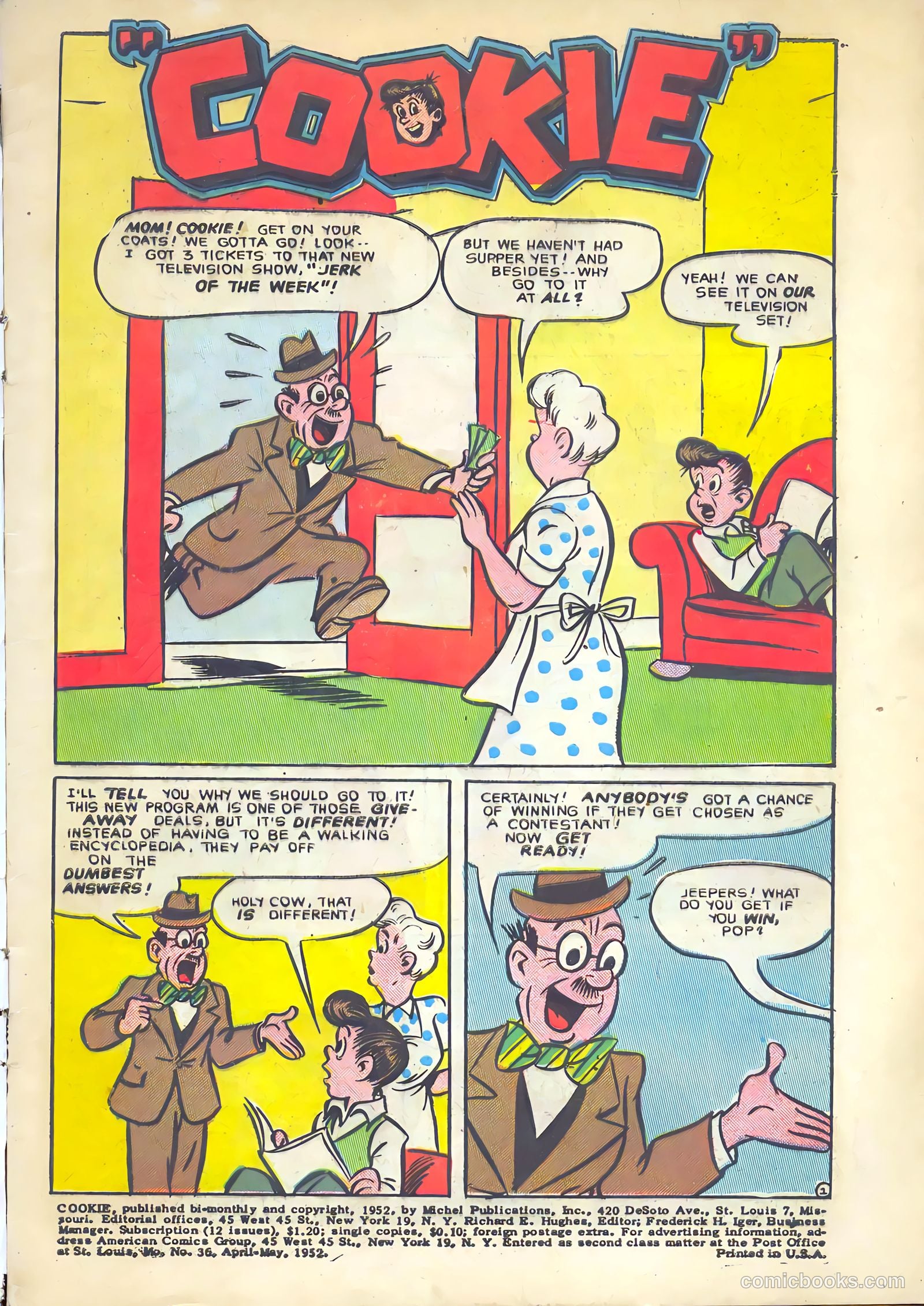 Cookie #36 (1952) — page 3 of 35