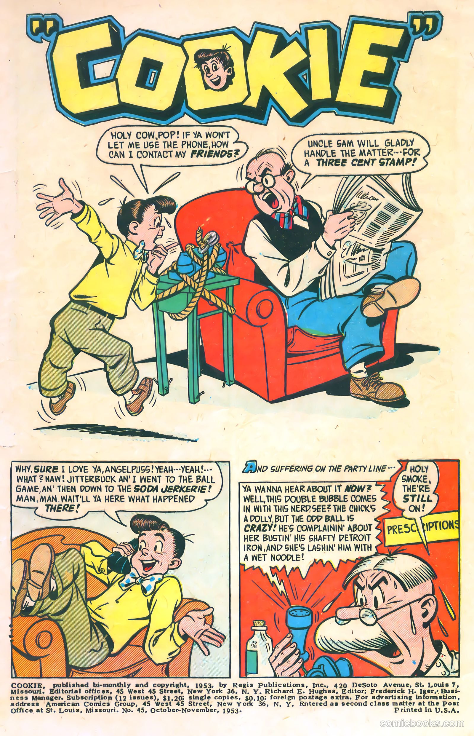 Cookie #45 (1953) — page 3 of 36