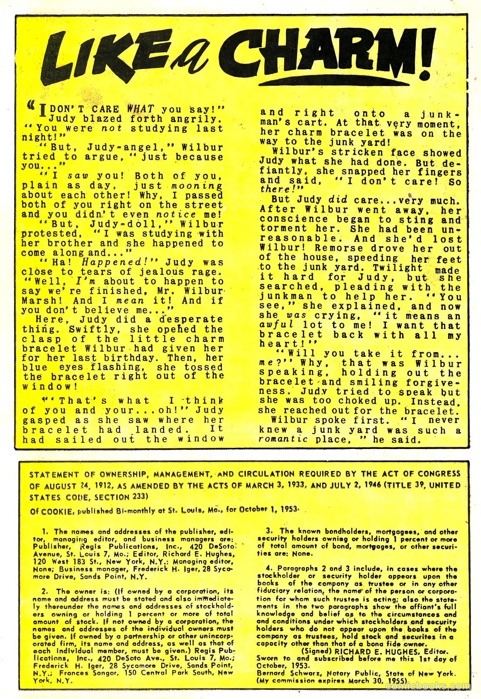 Cookie #48 (1954) — page 18 of 36