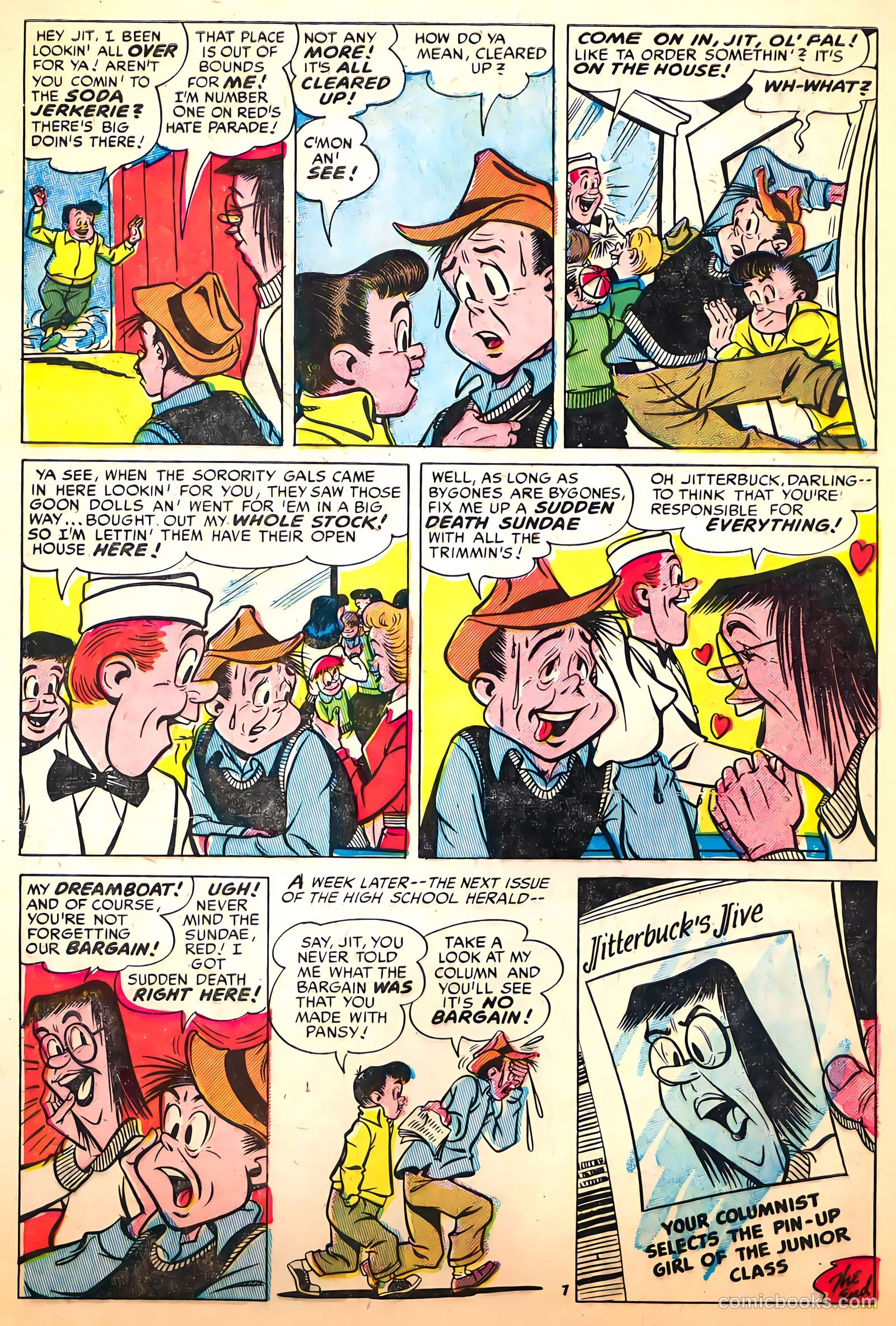 Cookie #52 (1954) — page 32 of 36