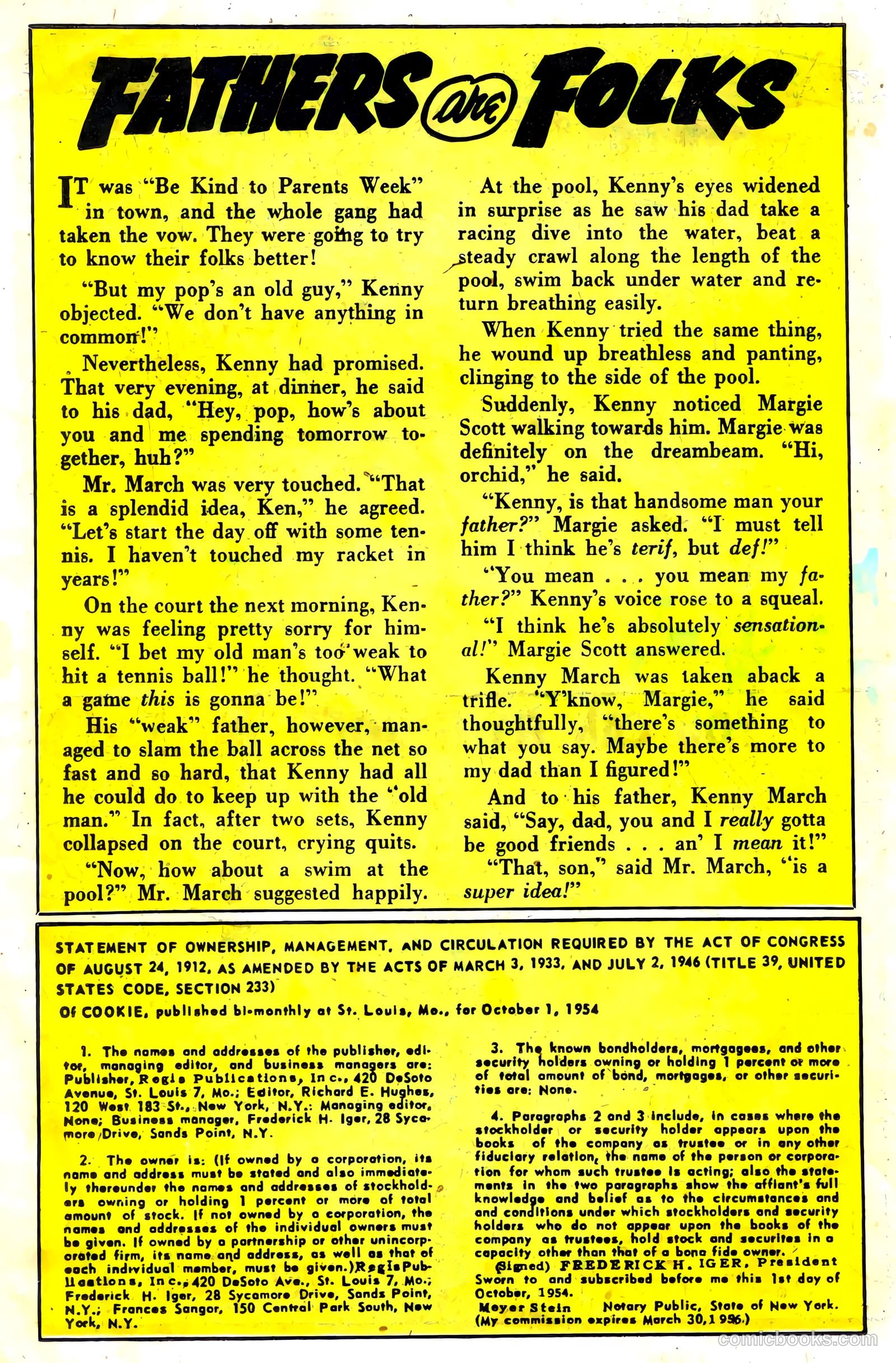 Cookie #53 (1955) — page 18 of 36