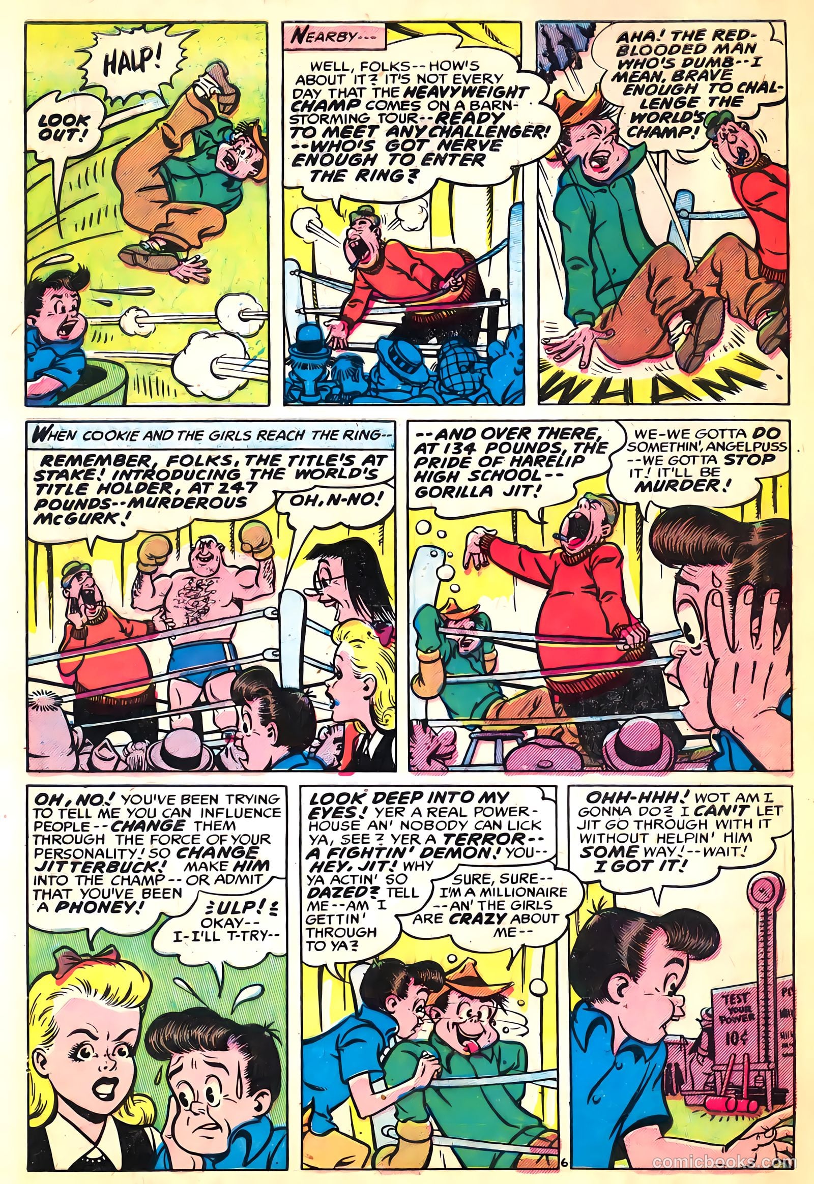Cookie #54 (1955) — page 8 of 36