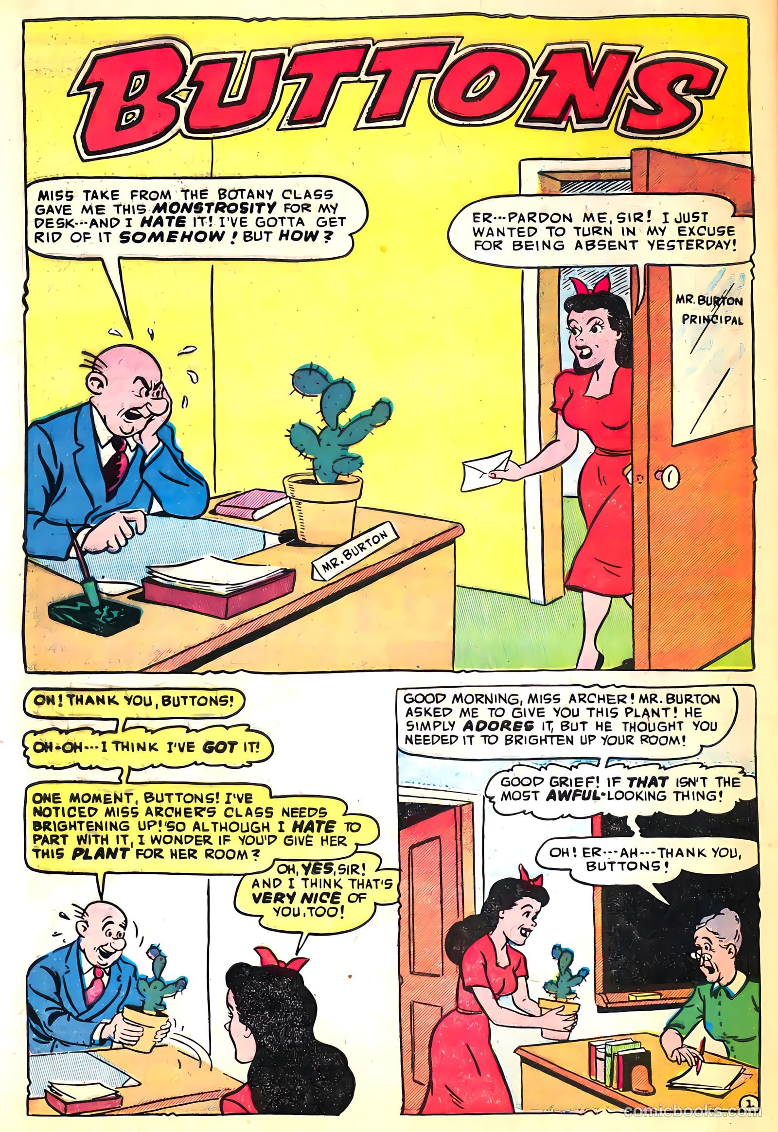 Cookie #54 (1955) — page 32 of 36