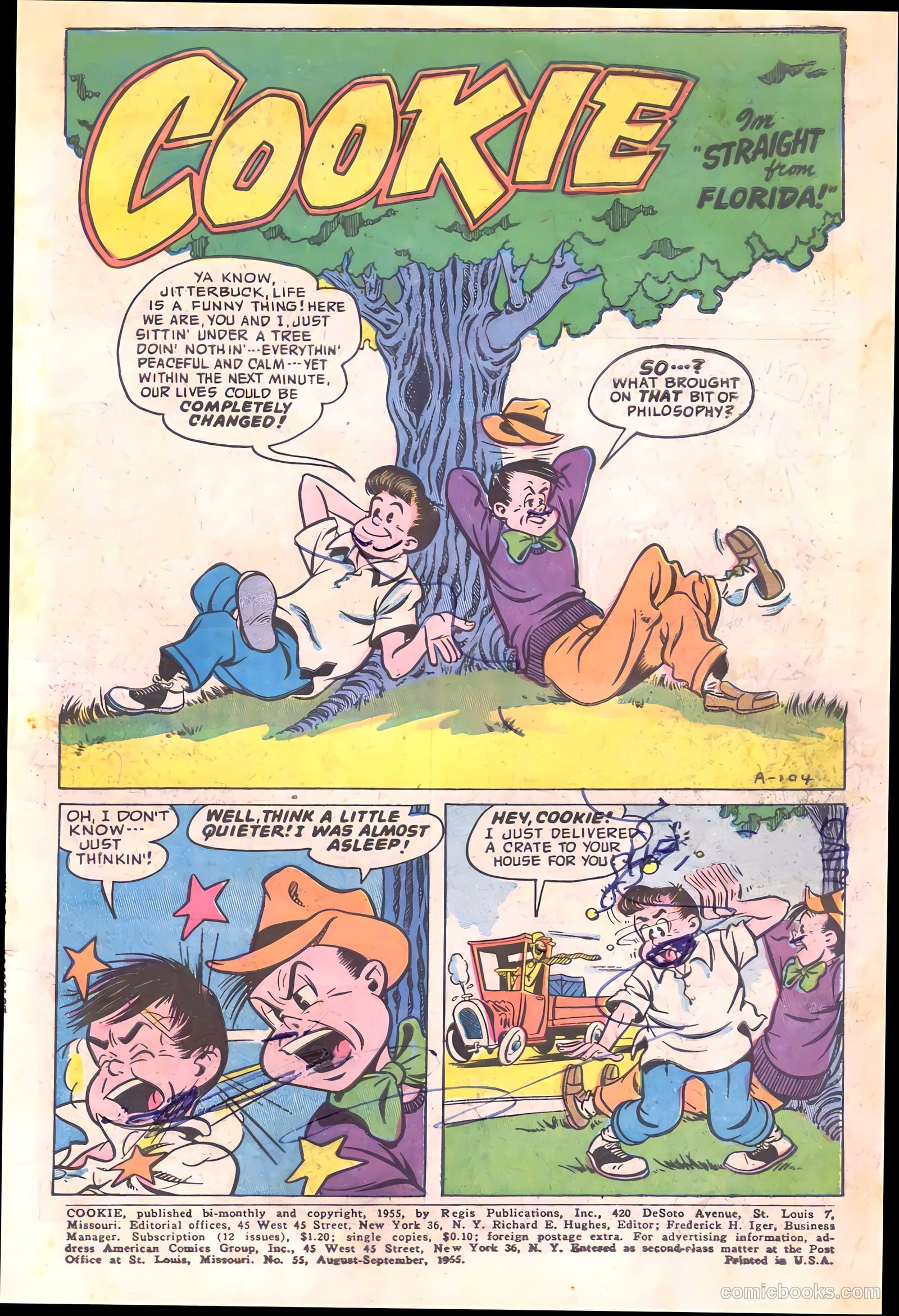 Cookie #55 (1955) — page 3 of 36