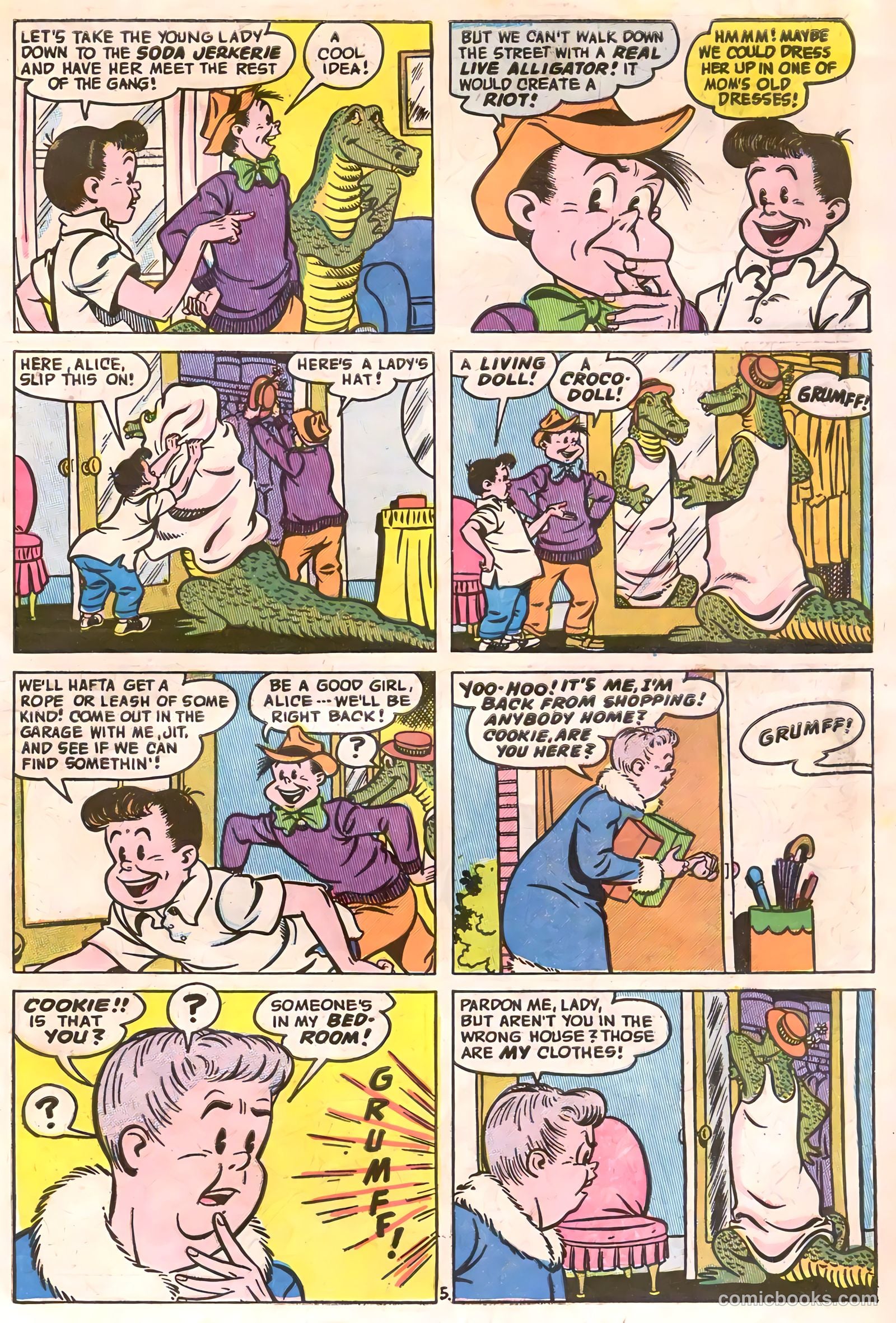 Cookie #55 (1955) — page 7 of 36
