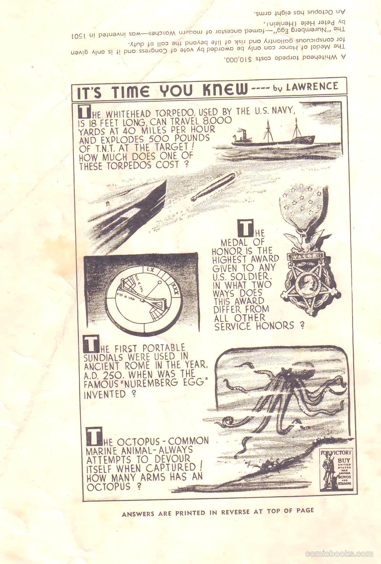 Corporal Rusty Dugan Comics #2 (1944) — page 36 of 36