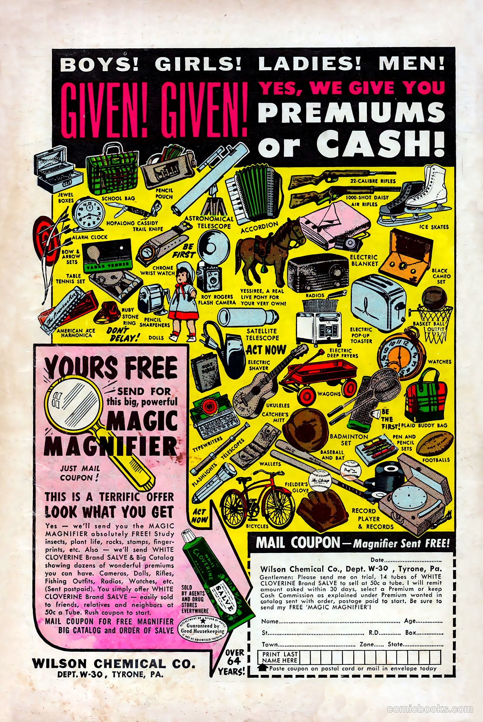 Cosmo Cat #1 (1958) — page 36 of 36