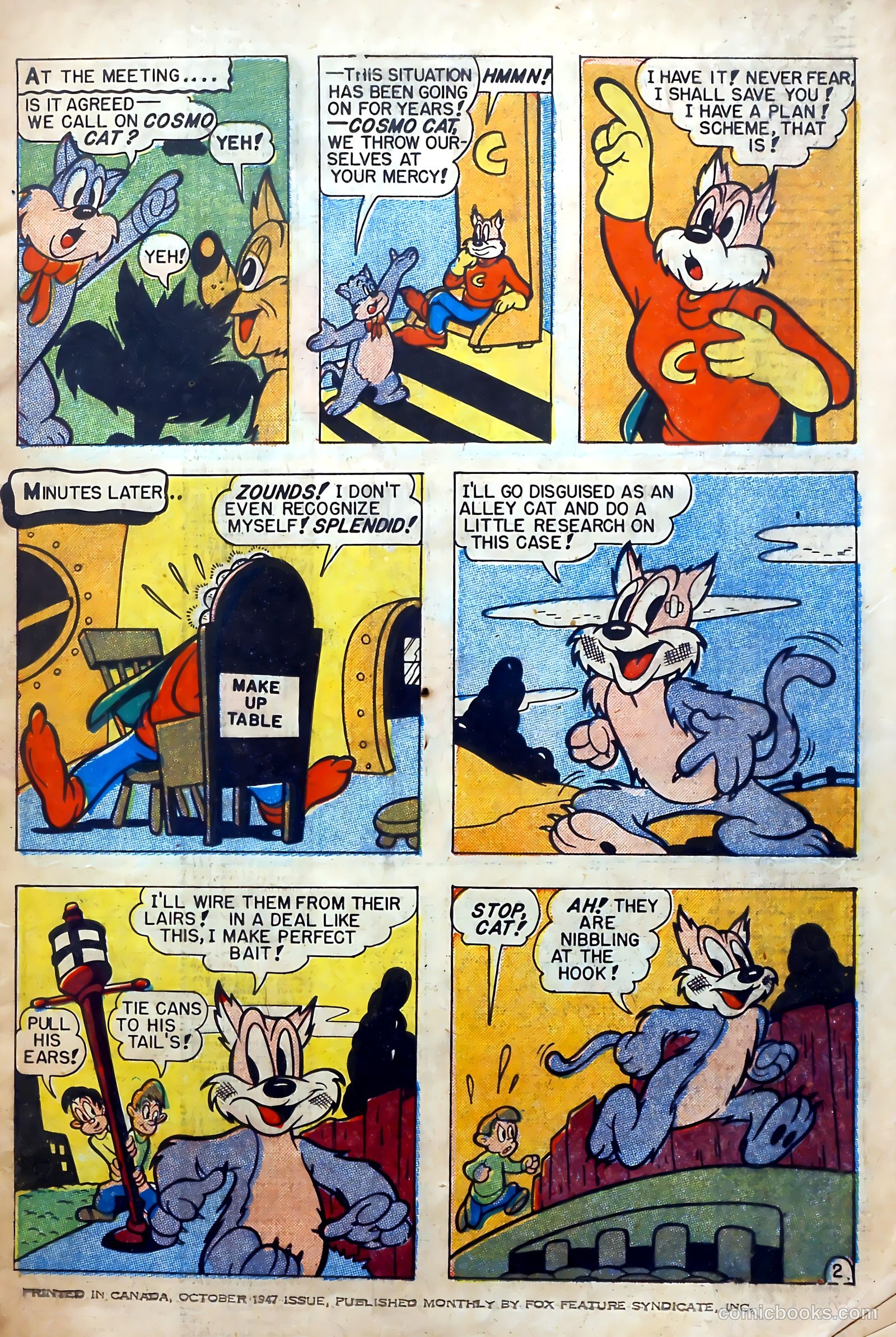Cosmo Cat #10 (1947) — page 3 of 36