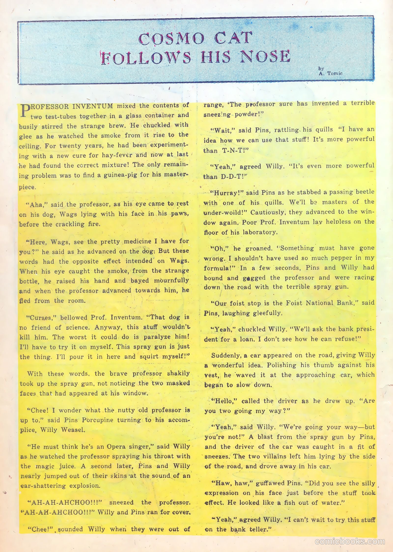 Cosmo Cat #3 (1946) — page 26 of 52