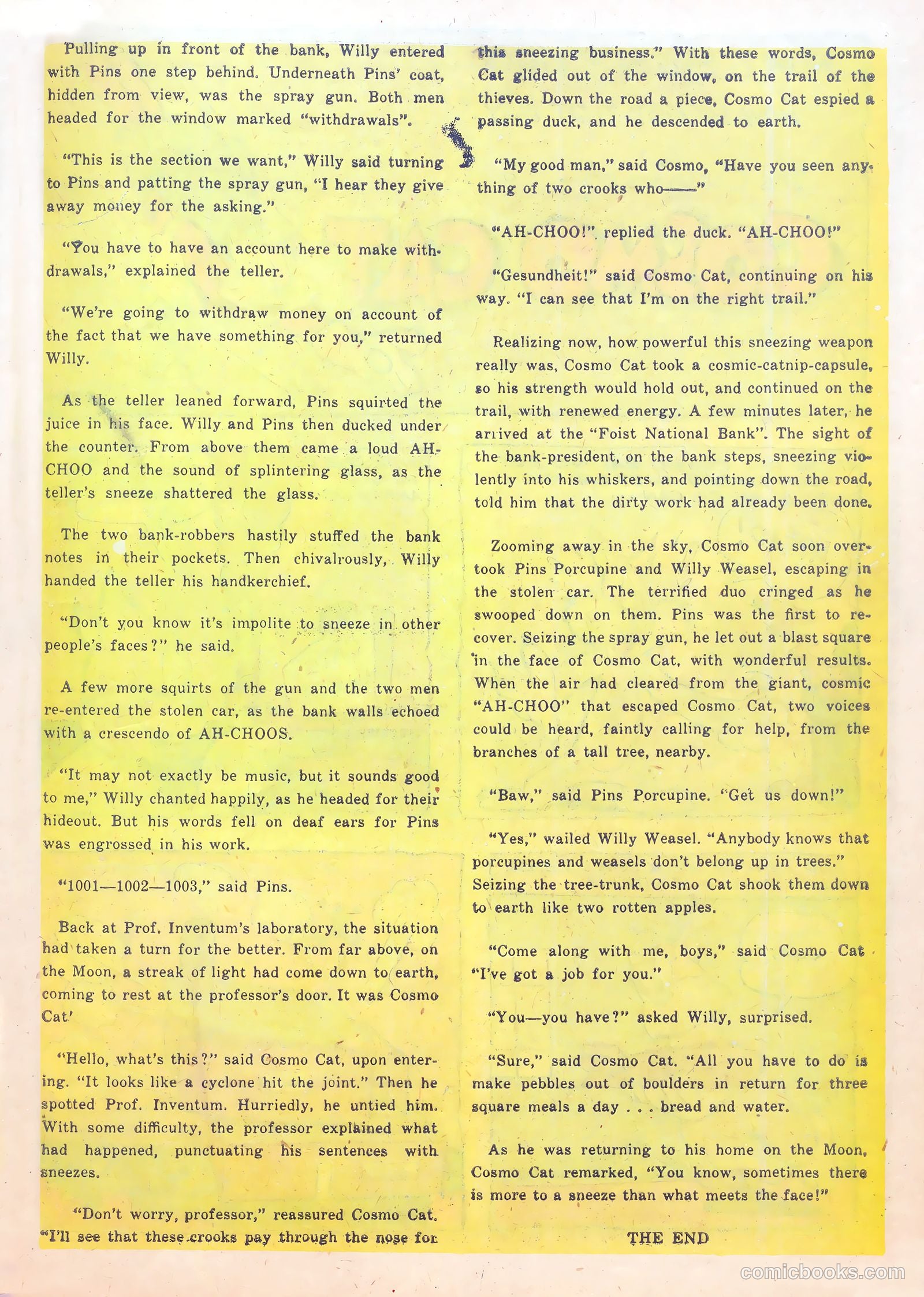 Cosmo Cat #3 (1946) — page 27 of 52