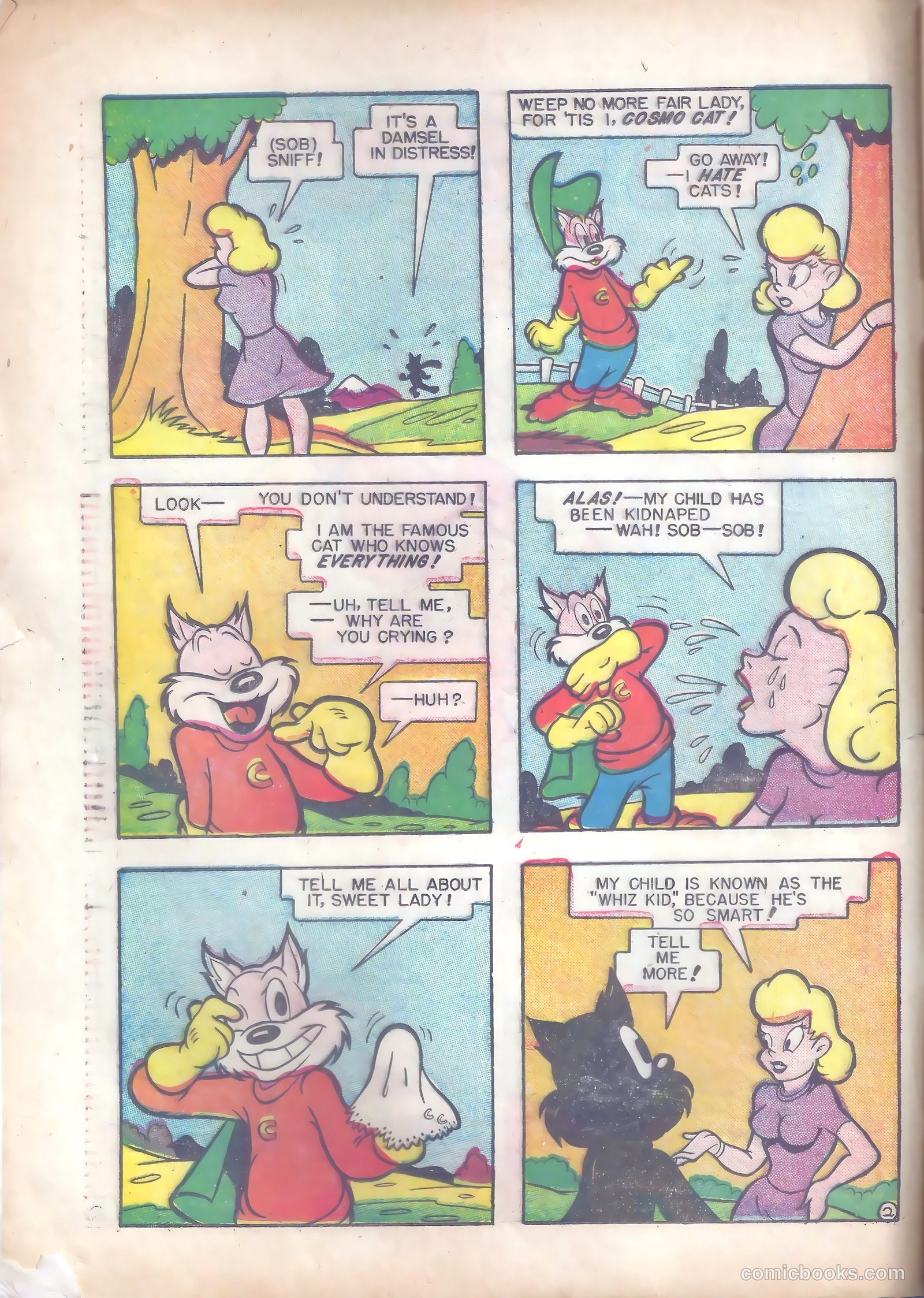 Cosmo Cat #4 (1947) — page 4 of 36