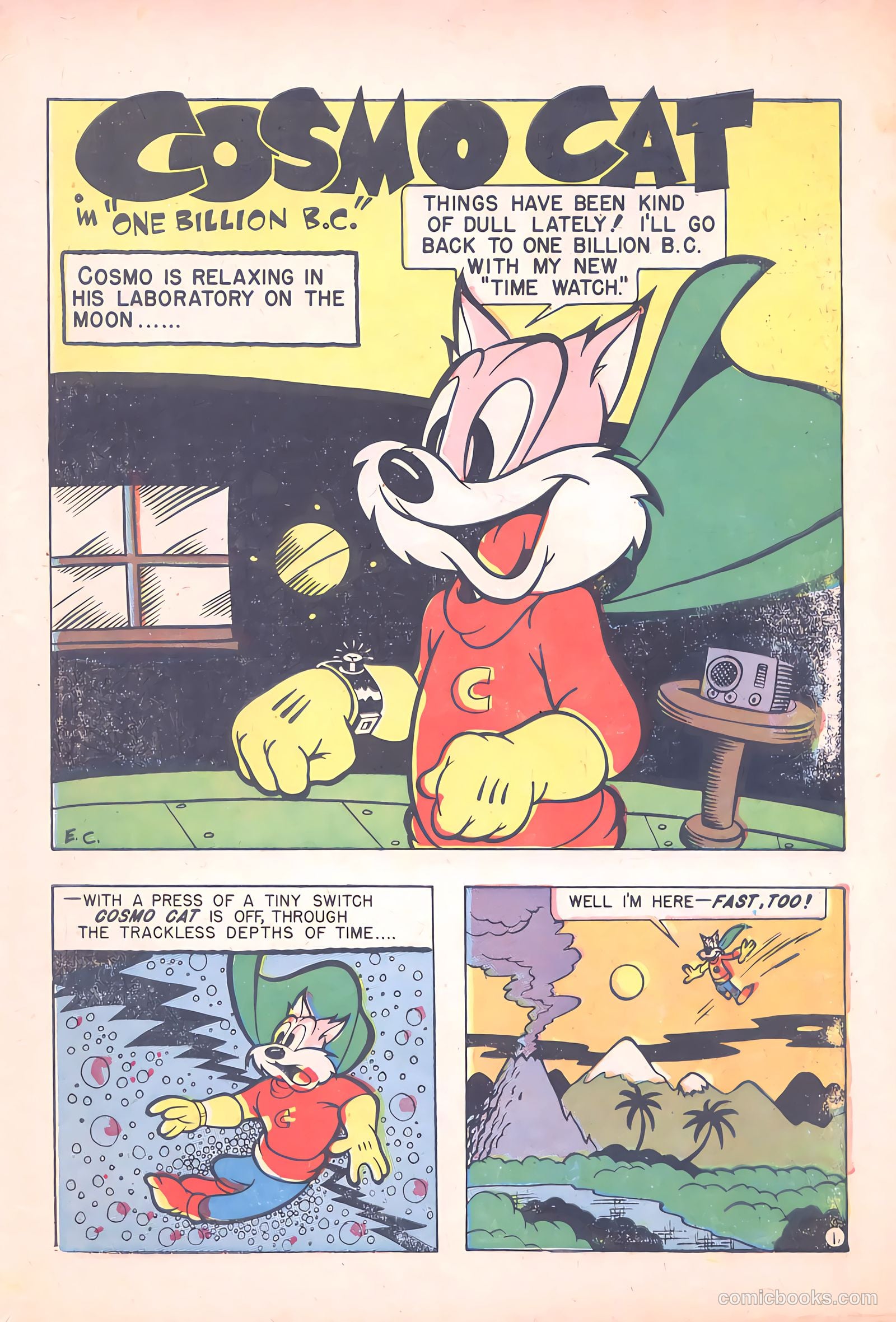Cosmo Cat #4 (1957) — page 3 of 36