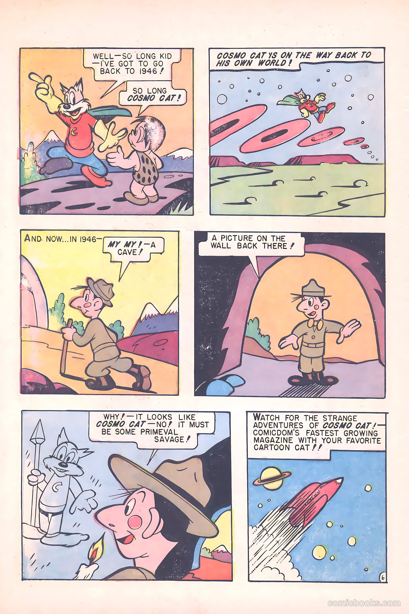 Cosmo Cat #4 (1957) — page 8 of 36
