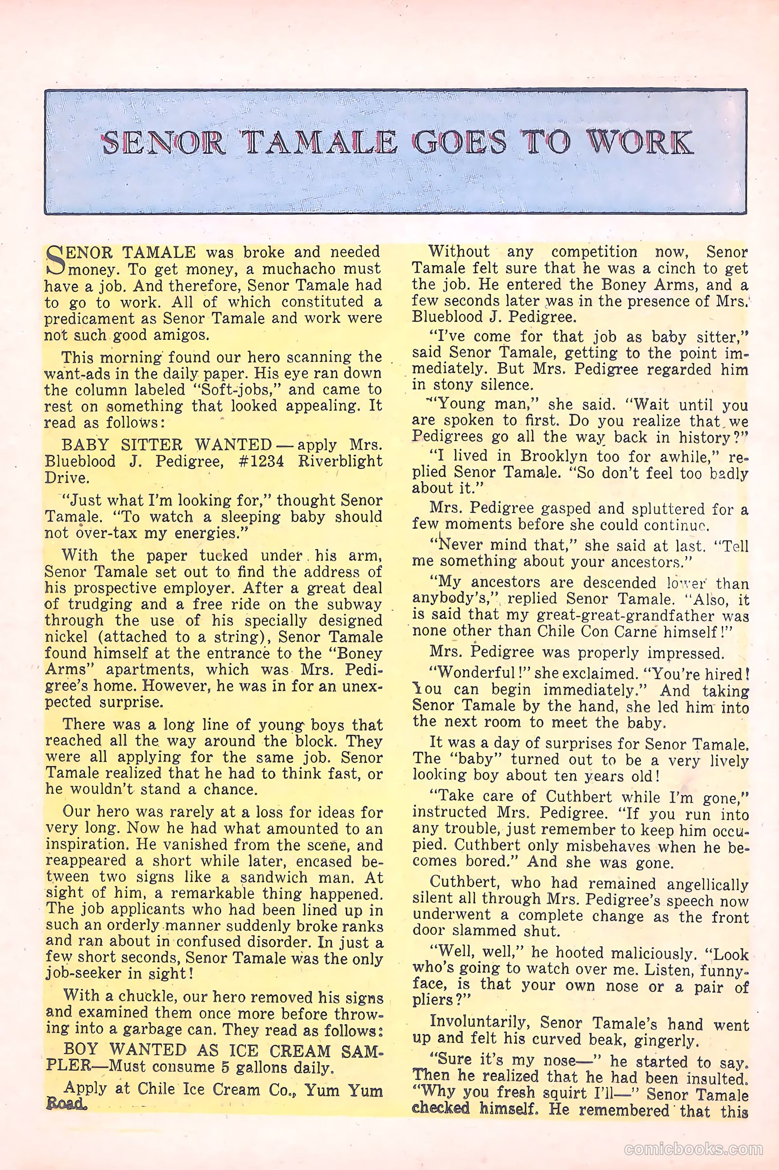 Cosmo Cat #4 (1957) — page 19 of 36