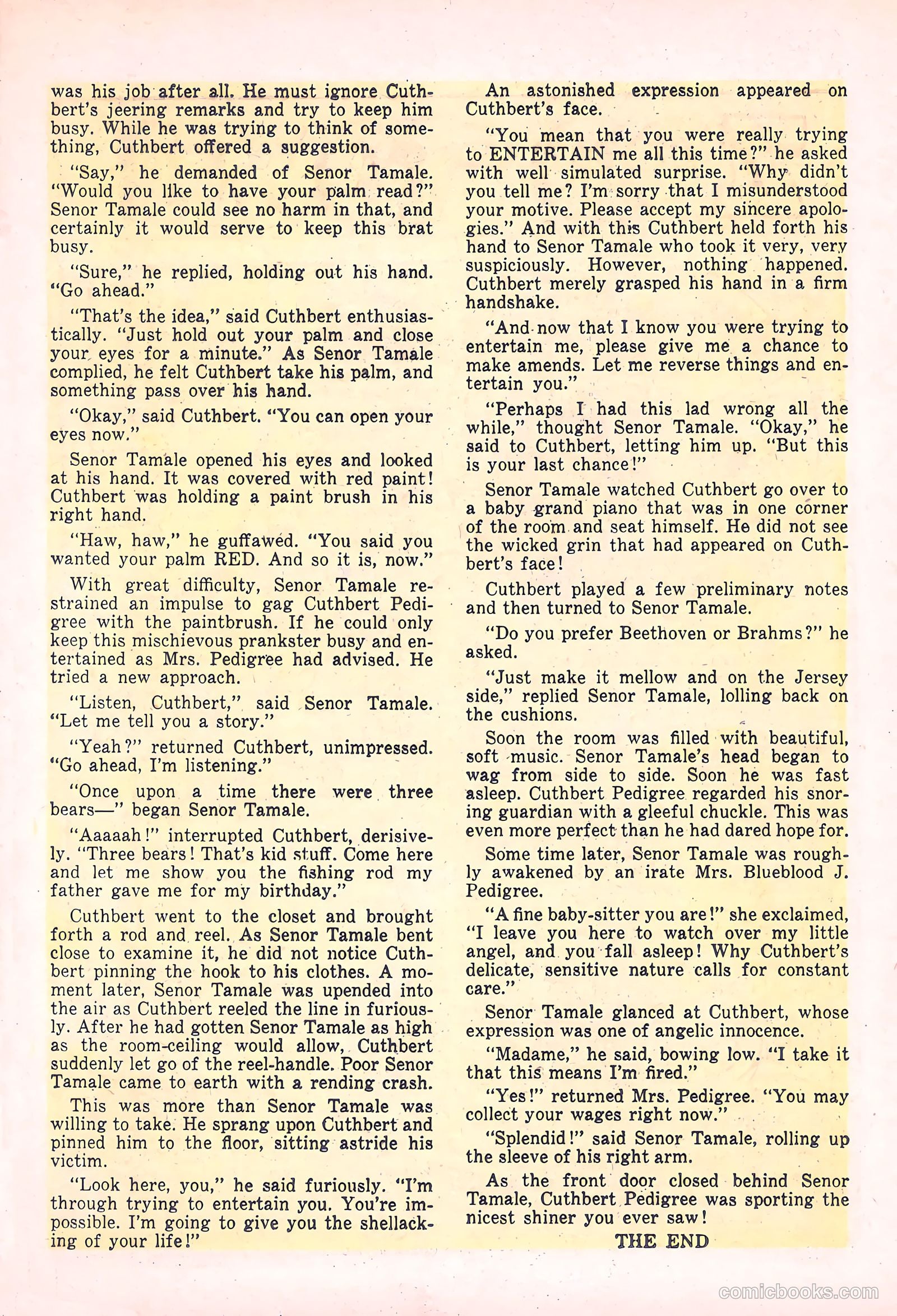 Cosmo Cat #4 (1957) — page 20 of 36