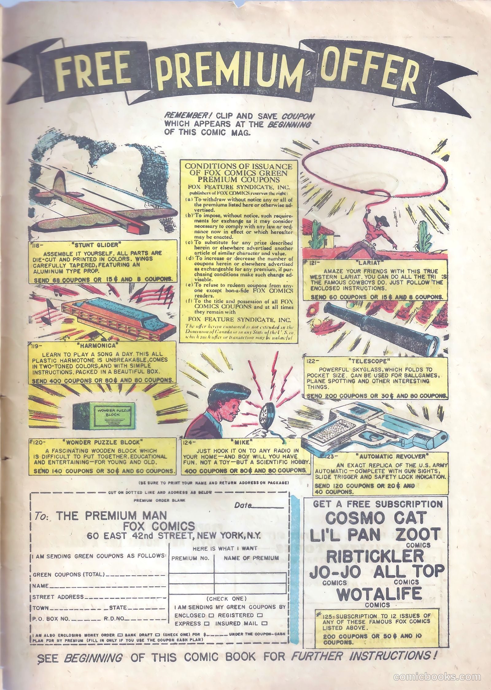 Cosmo Cat #6 (1947) — page 33 of 36
