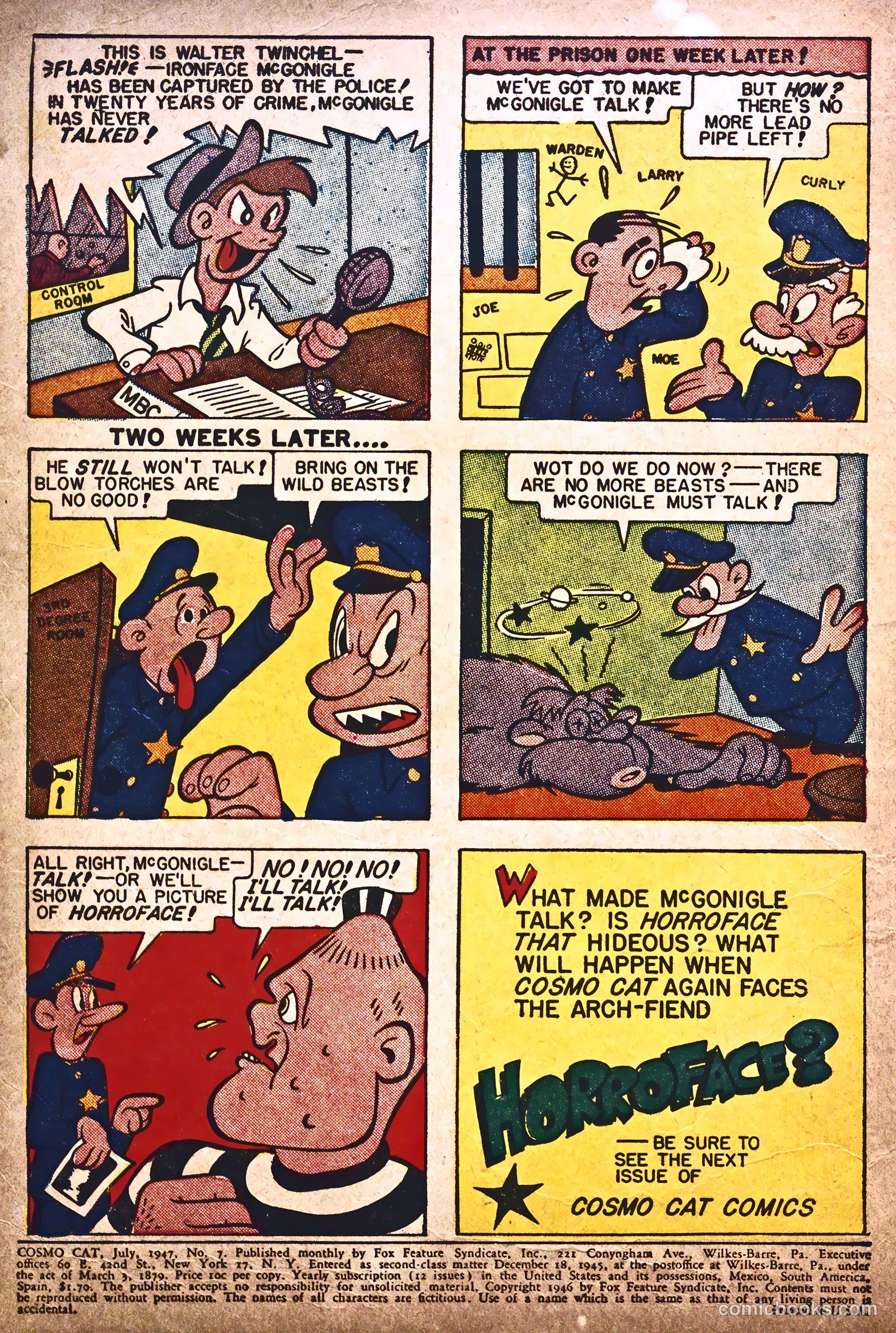 Cosmo Cat #7 (1947) — page 2 of 36