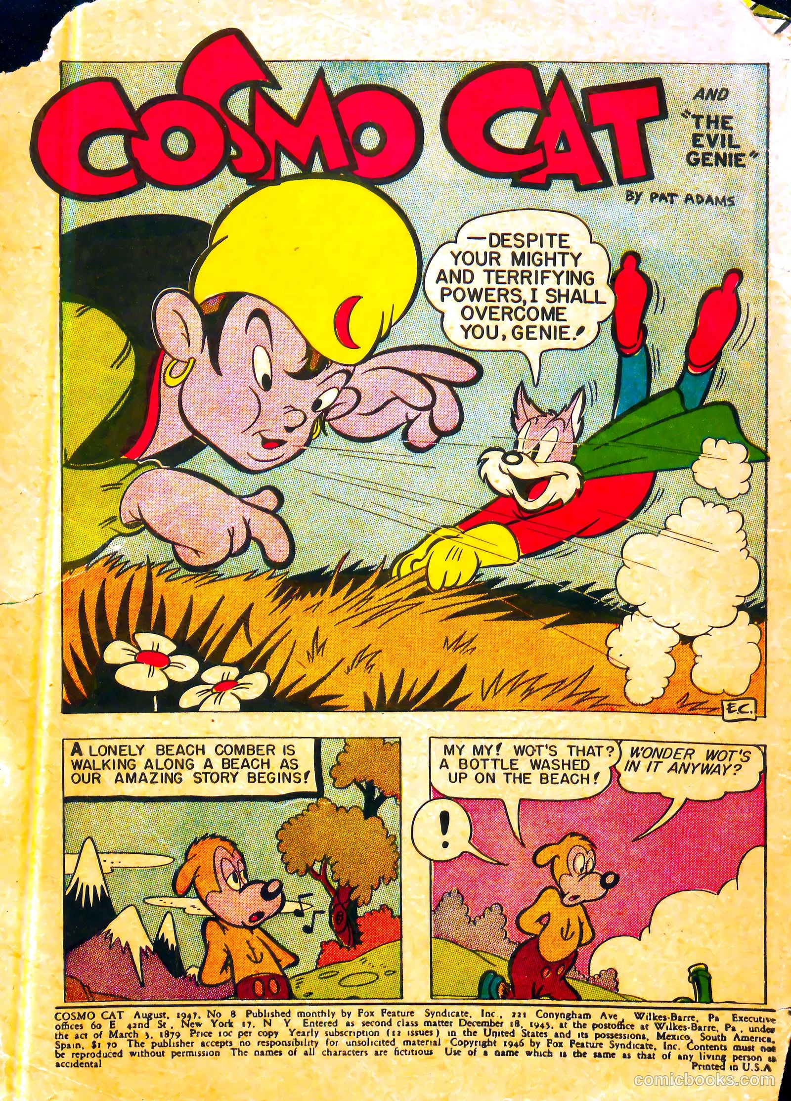Cosmo Cat #8 (1947) — page 2 of 36