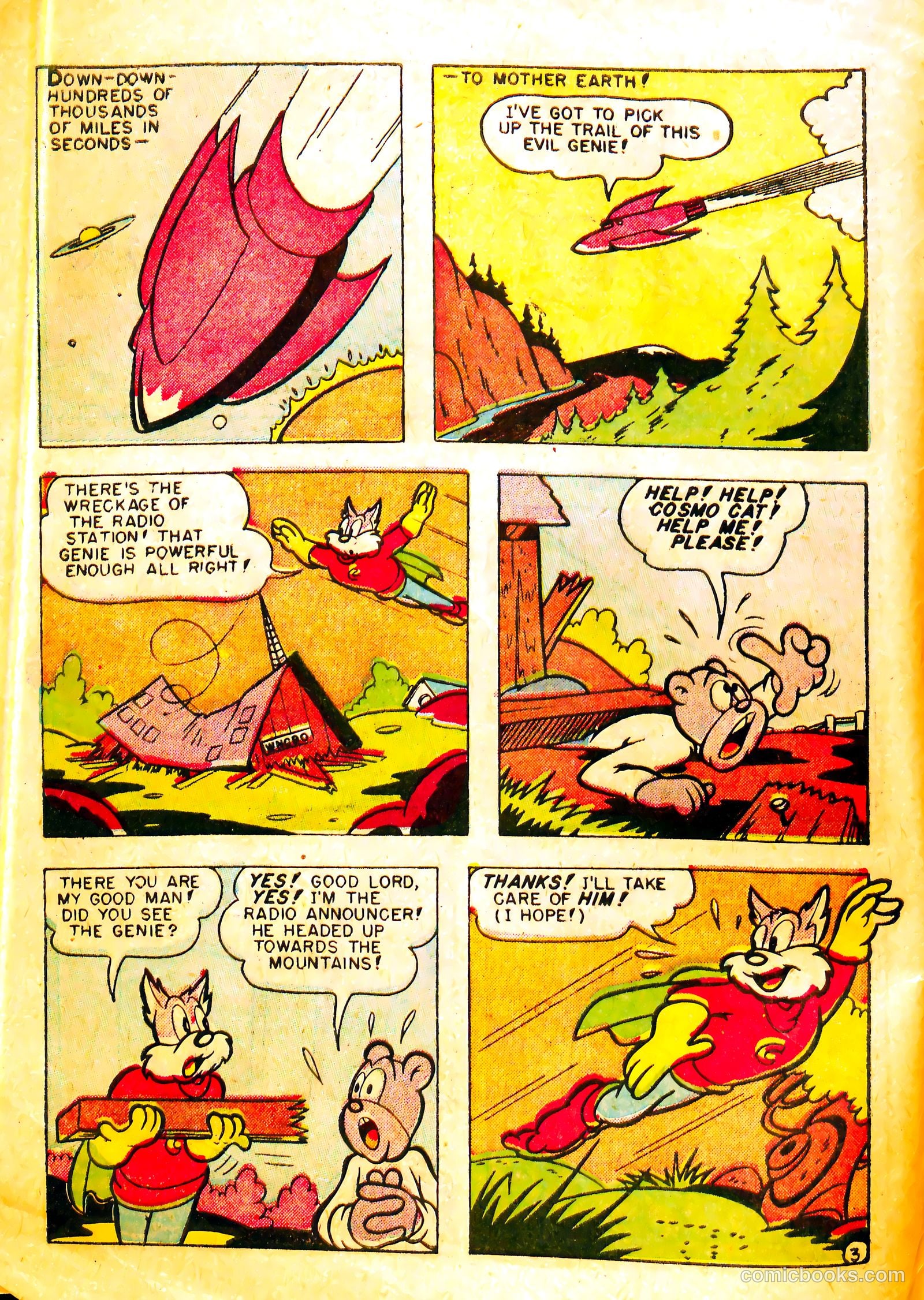 Cosmo Cat #8 (1947) — page 4 of 36