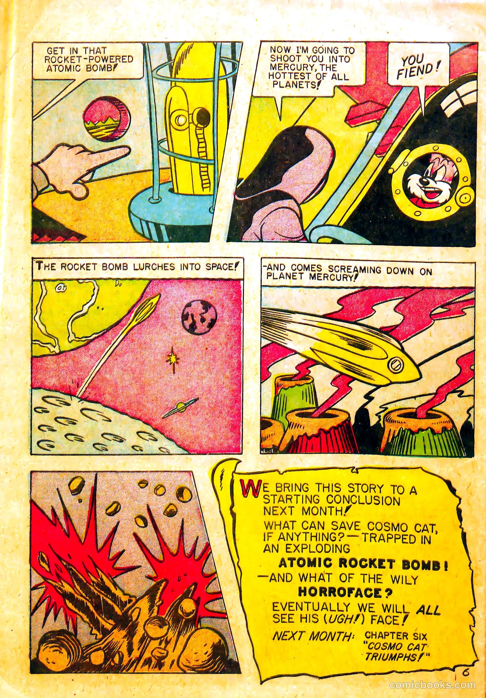 Cosmo Cat #8 (1947) — page 34 of 36
