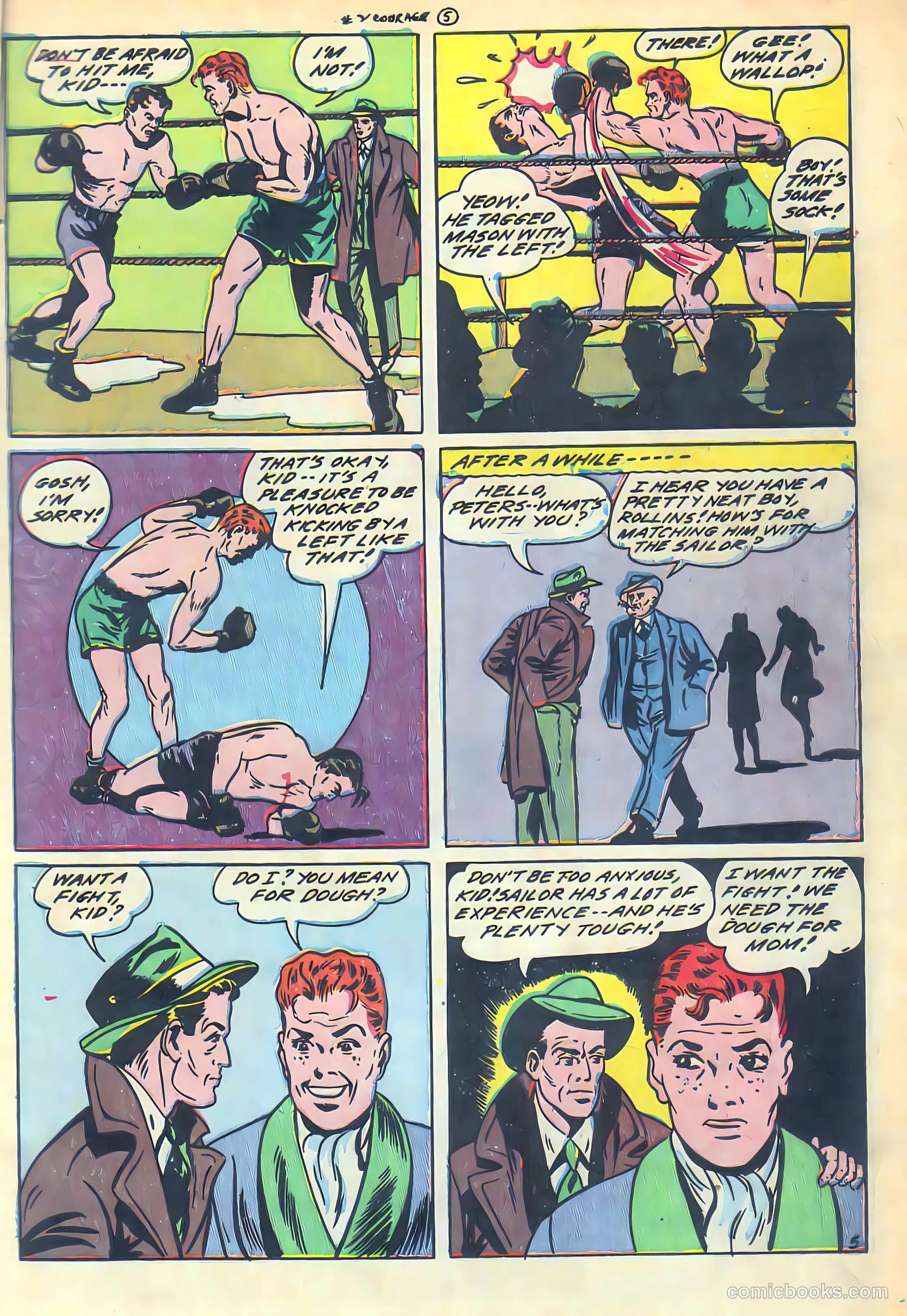 Courage Comics #2 (1945) — page 7 of 52