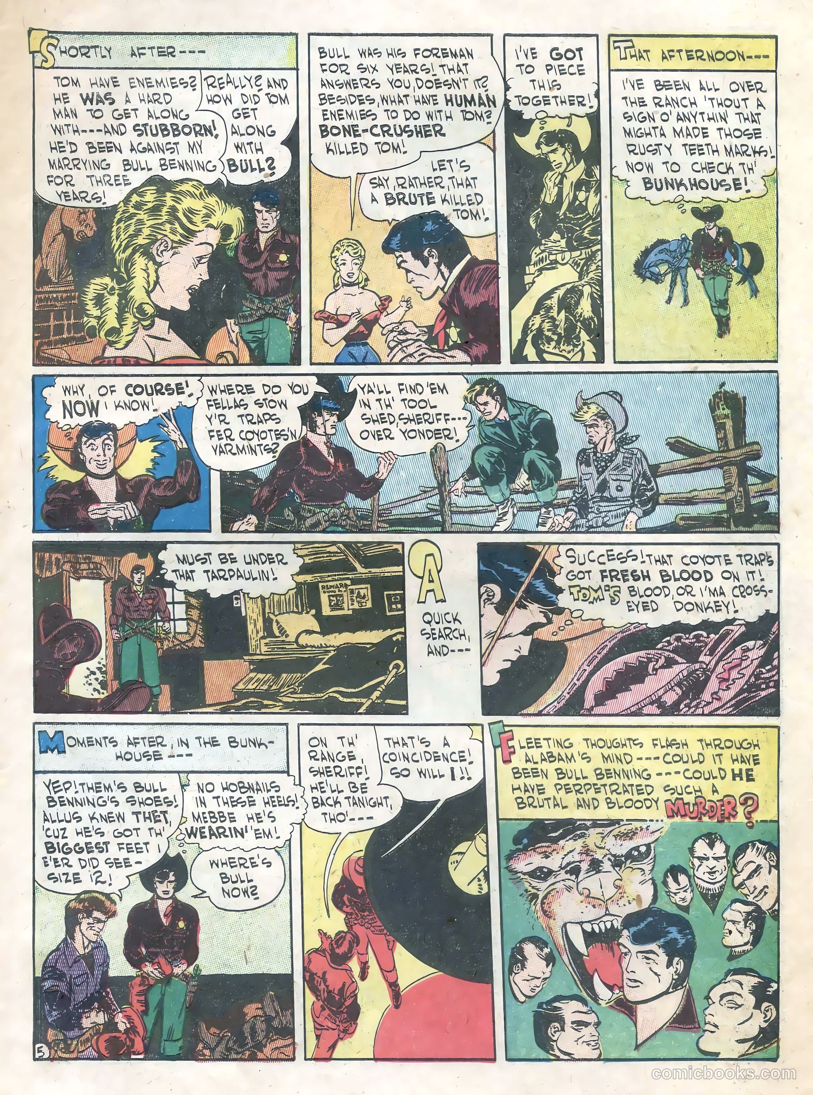 Cow Puncher Comics #2 (1947) — page 7 of 36