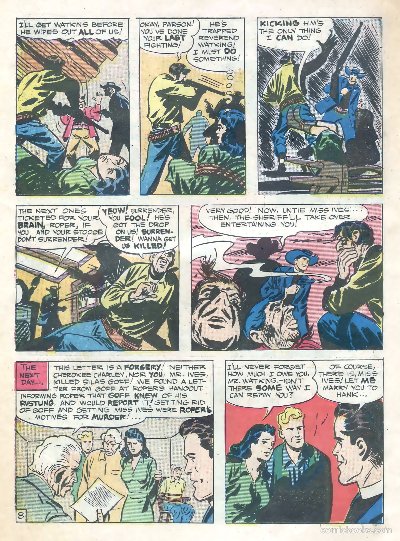 Cow Puncher Comics #2 (1947) — page 18 of 36