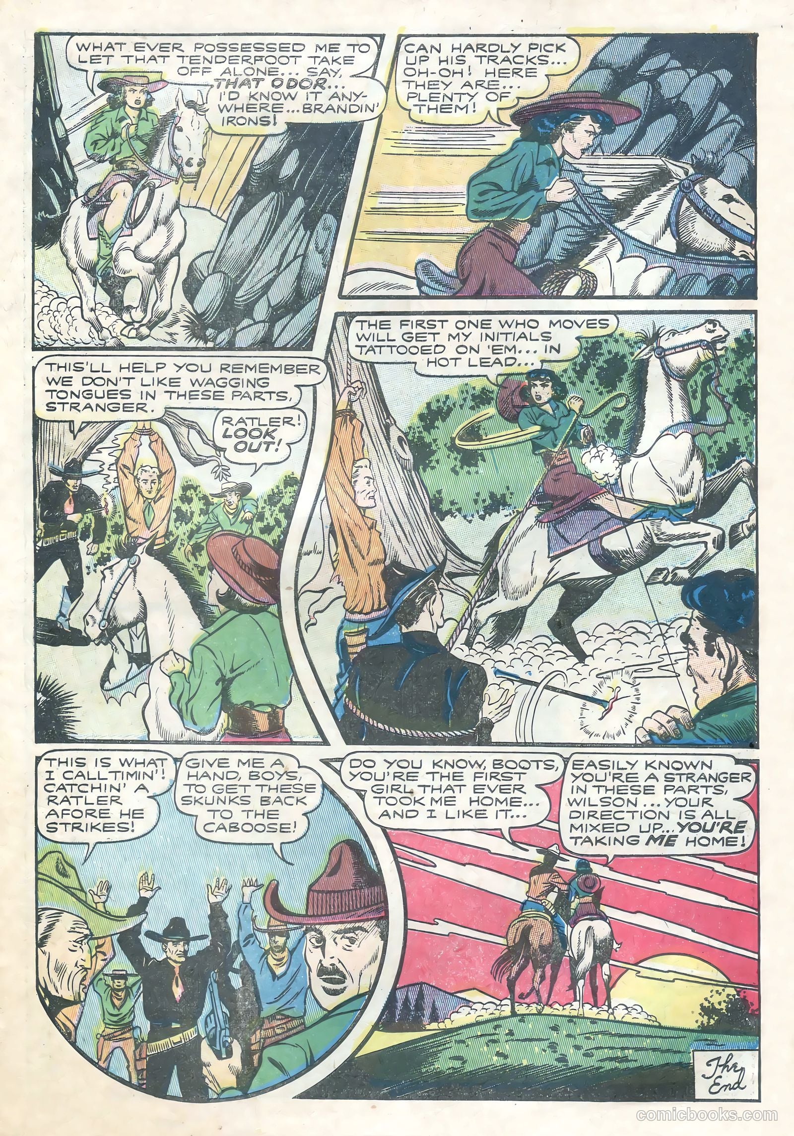 Cow Puncher Comics #2 (1947) — page 34 of 36